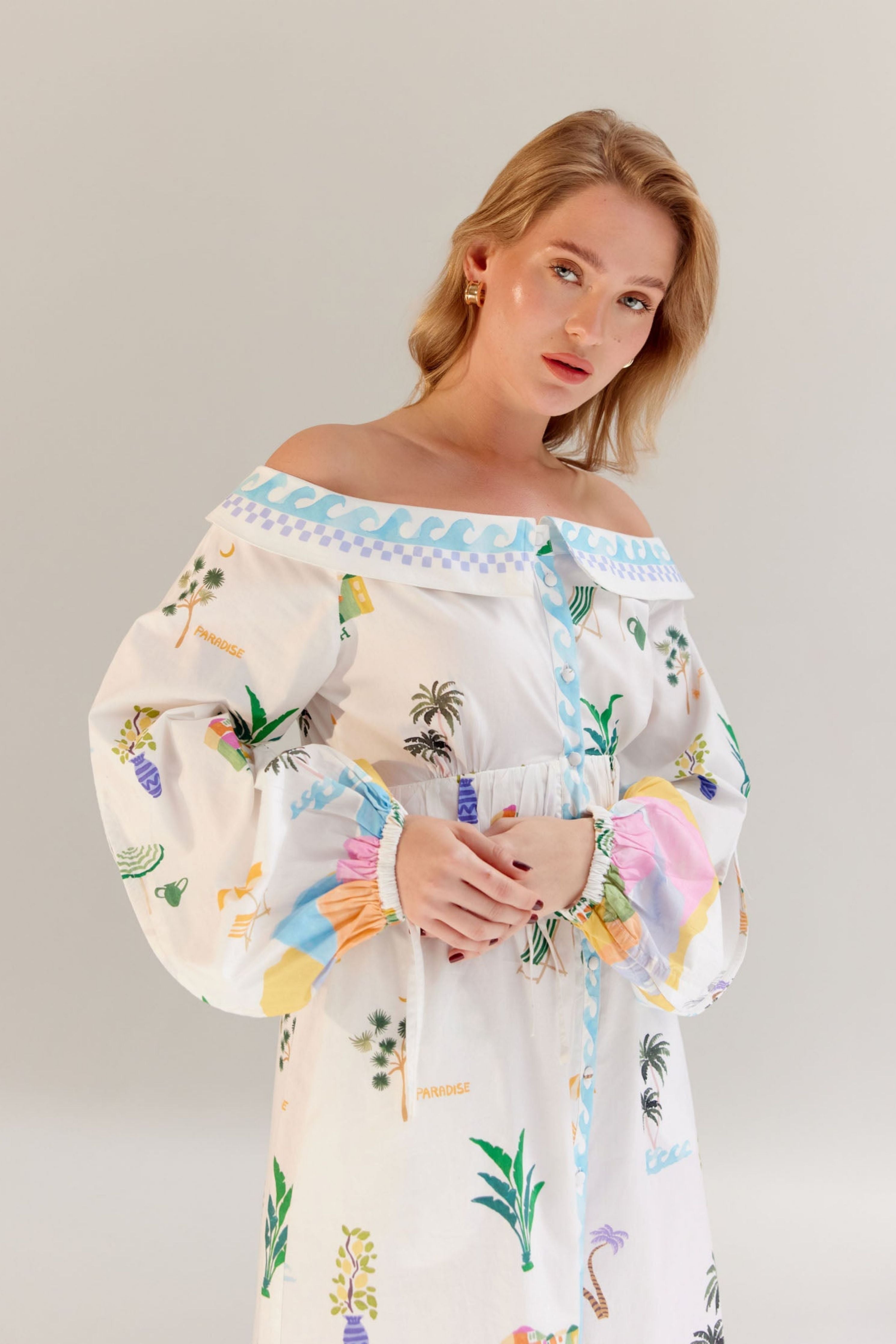 Sage Midi Dress