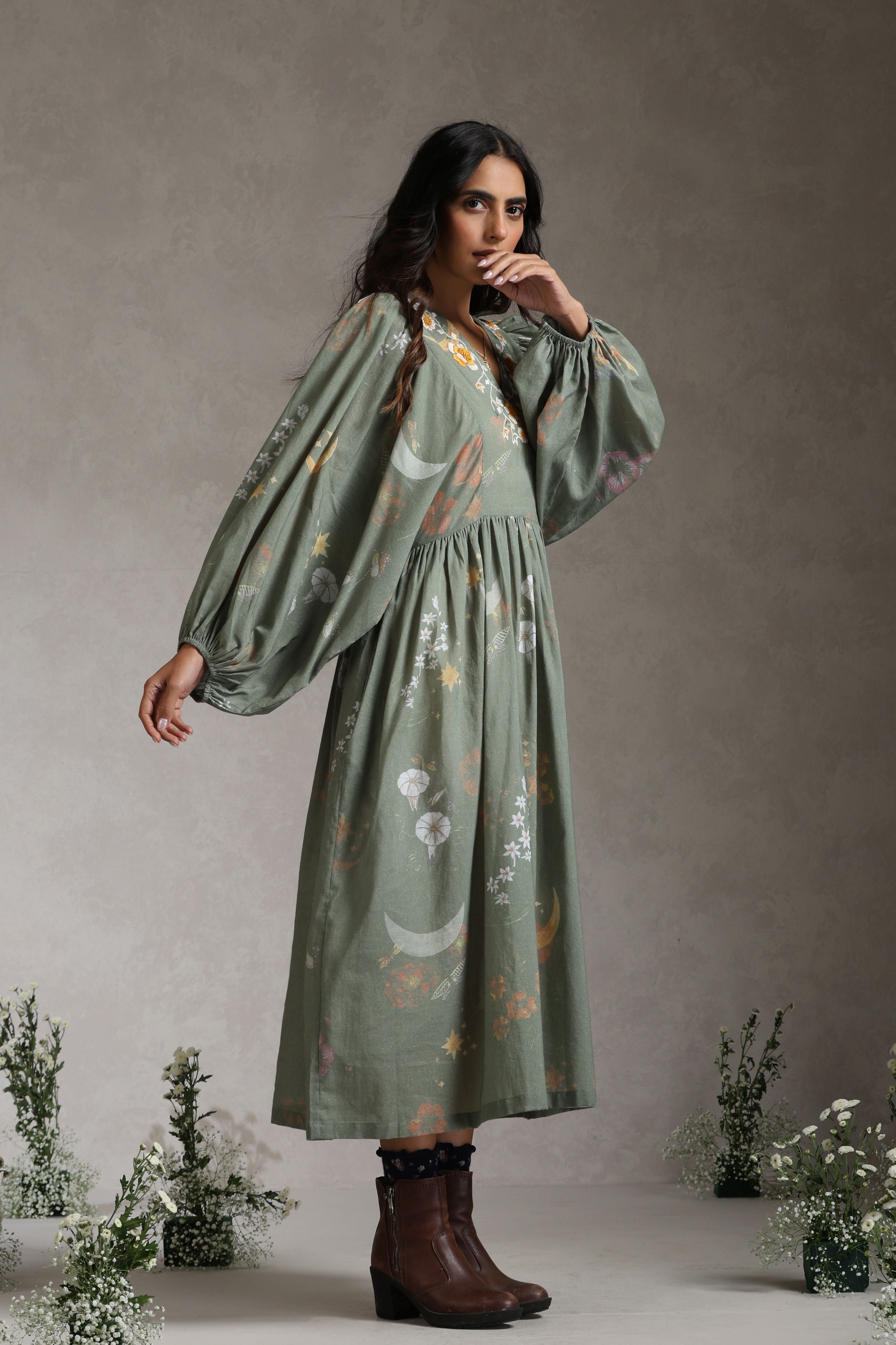 Sage Noorah Dress