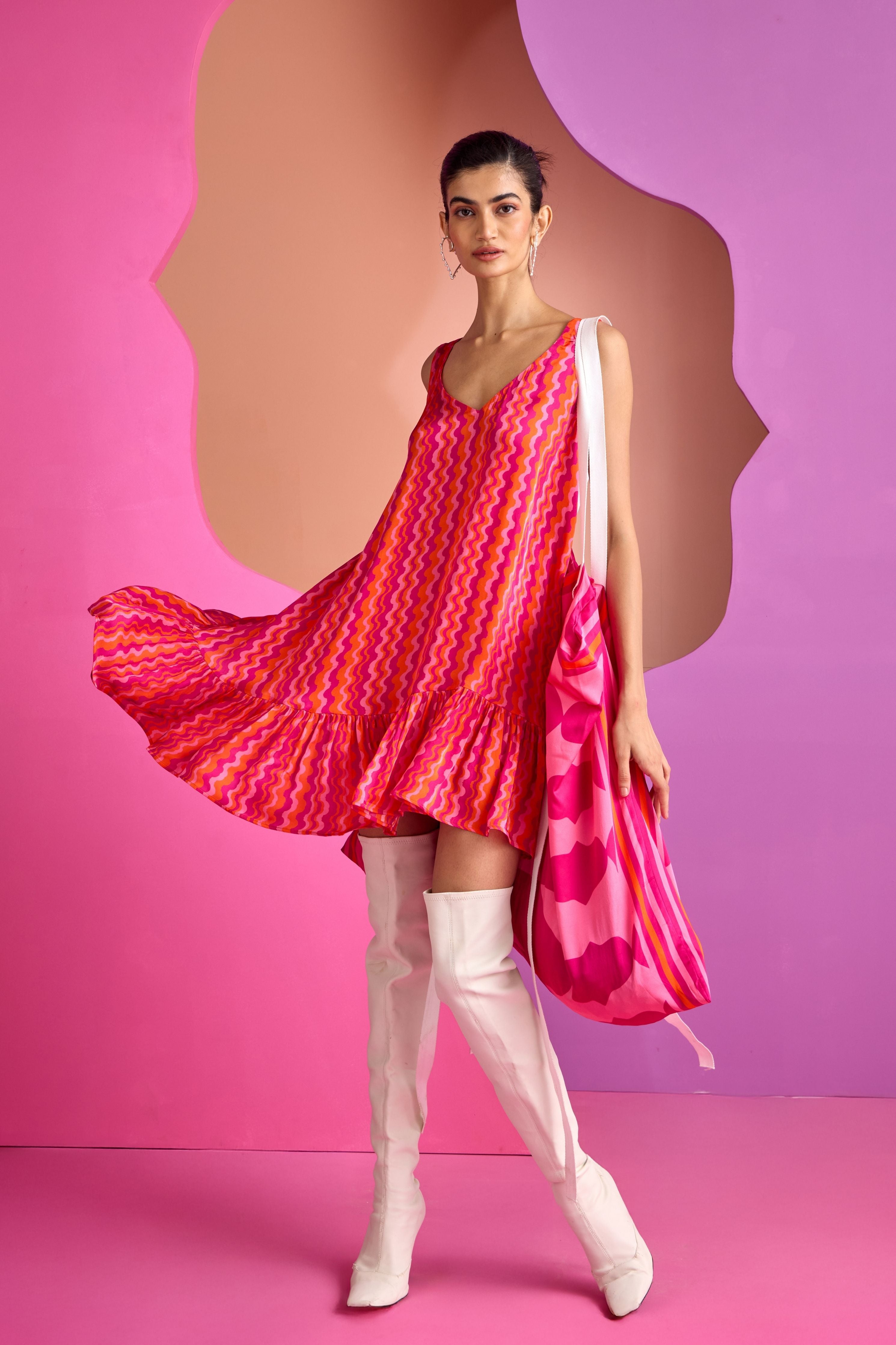Short Summer Dress In Aura