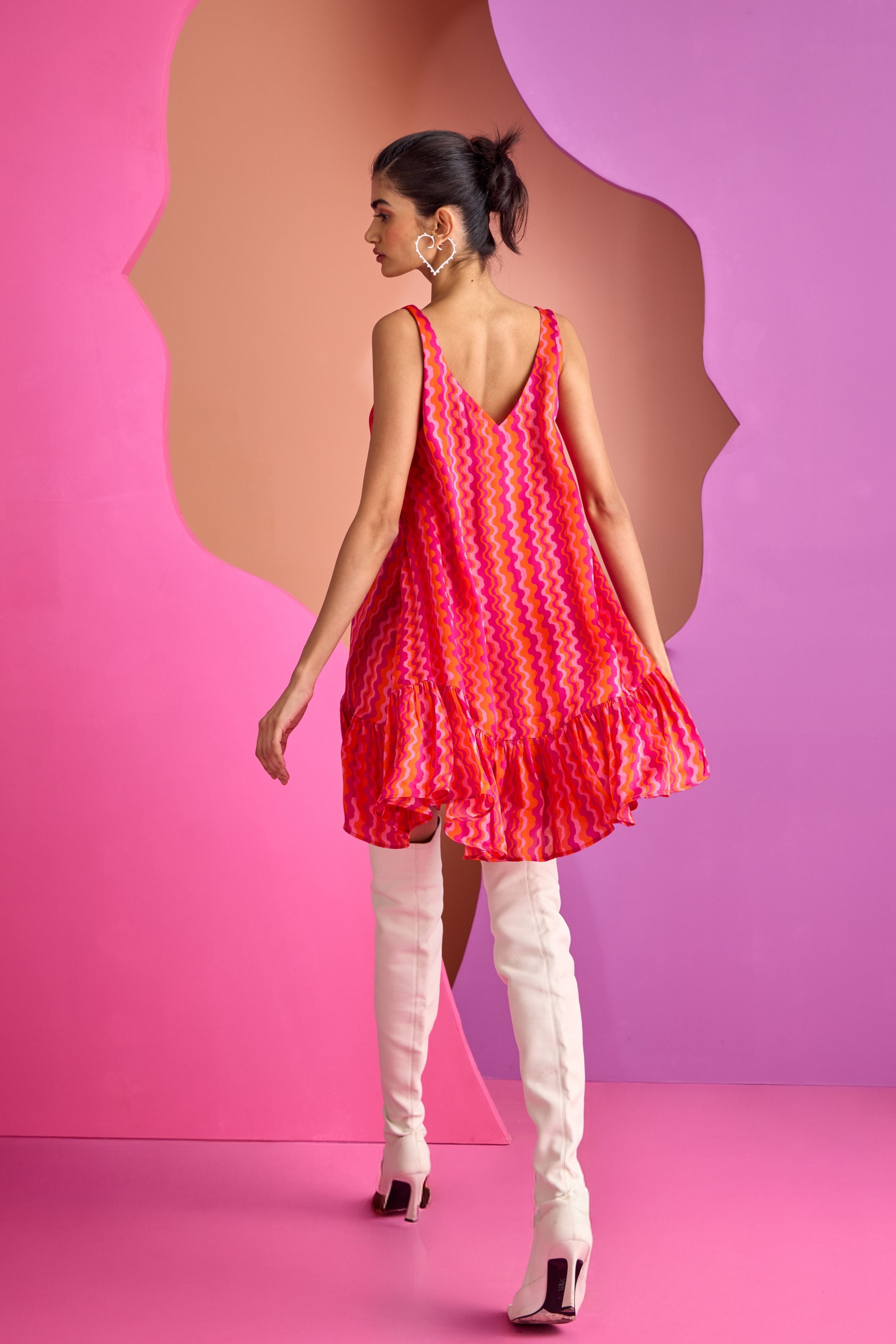 Short Summer Dress In Aura