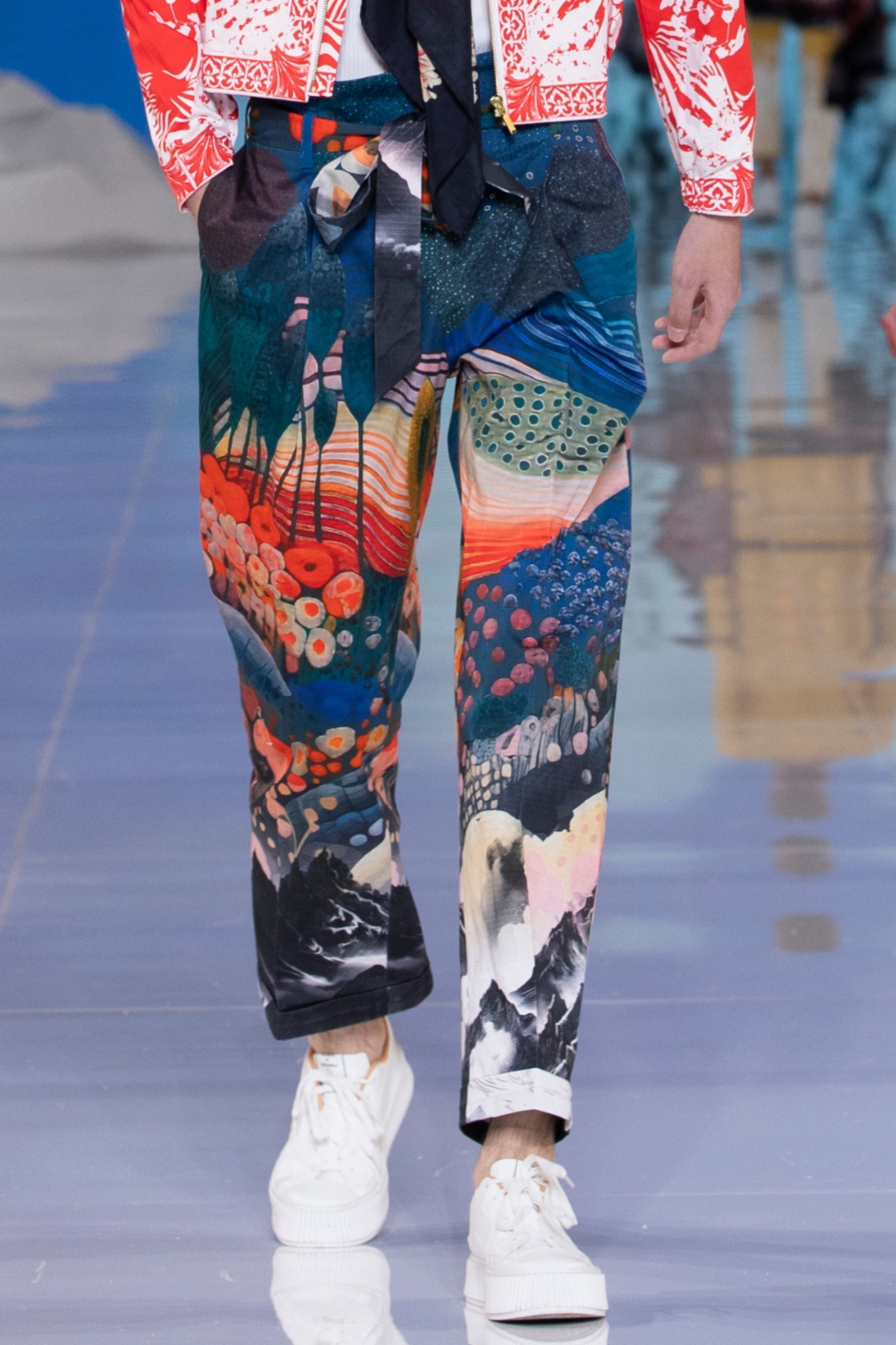 Skywalker Printed Paperbag Trousers