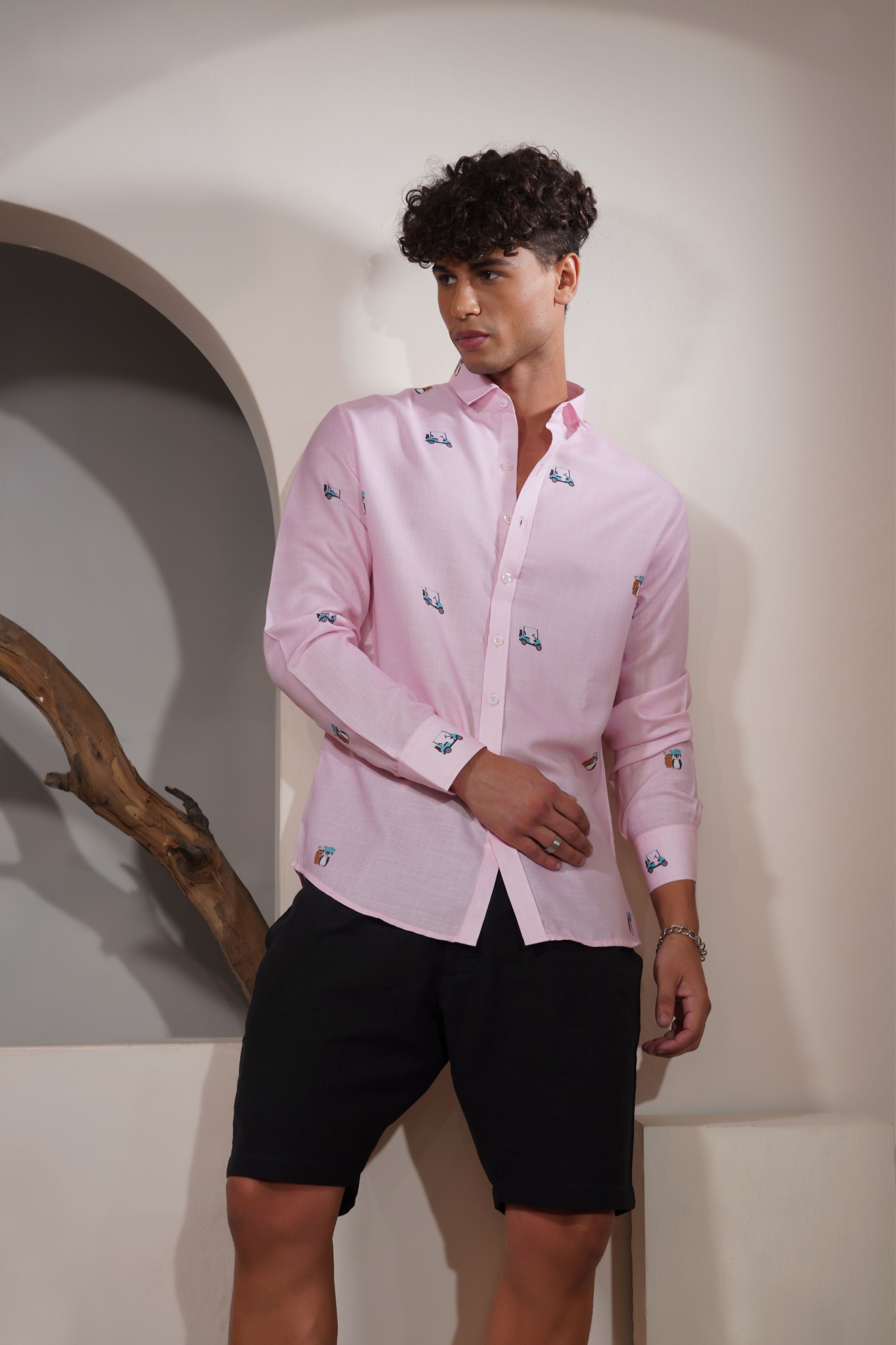 Starburst Linen Shirt