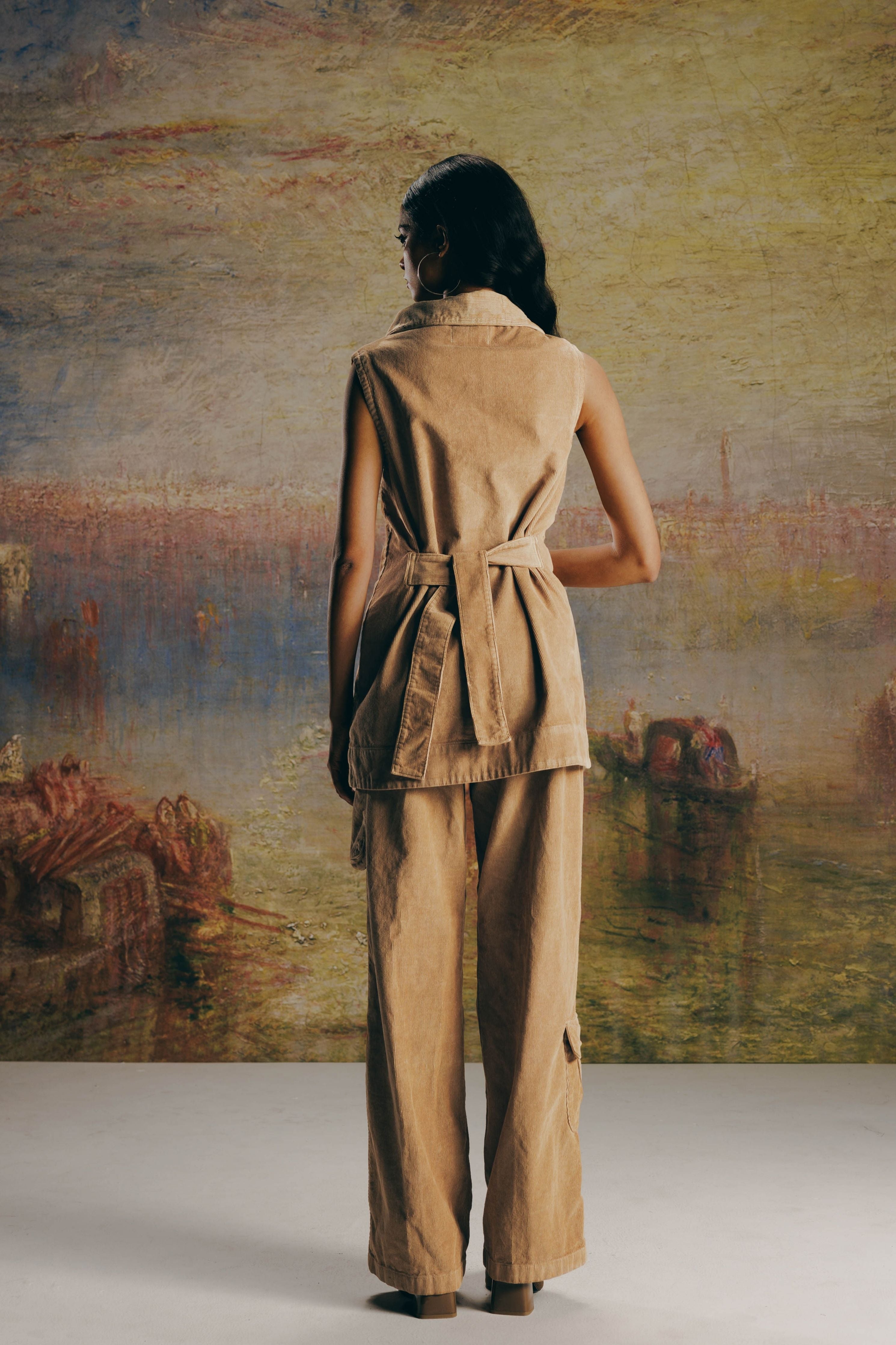 Stone Washed Corduroy Chore Coat