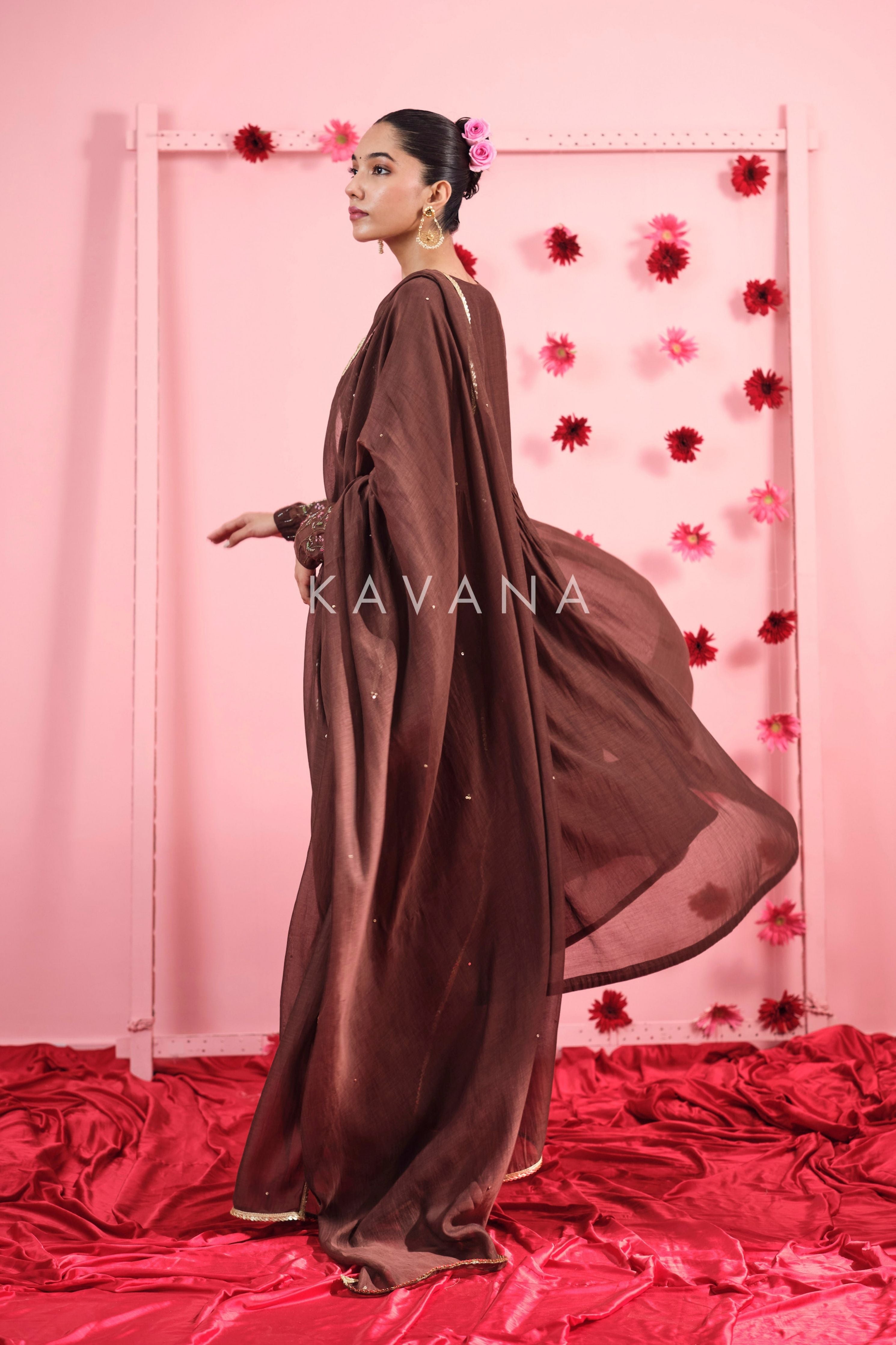 Suhana Chanderi Kurta Set