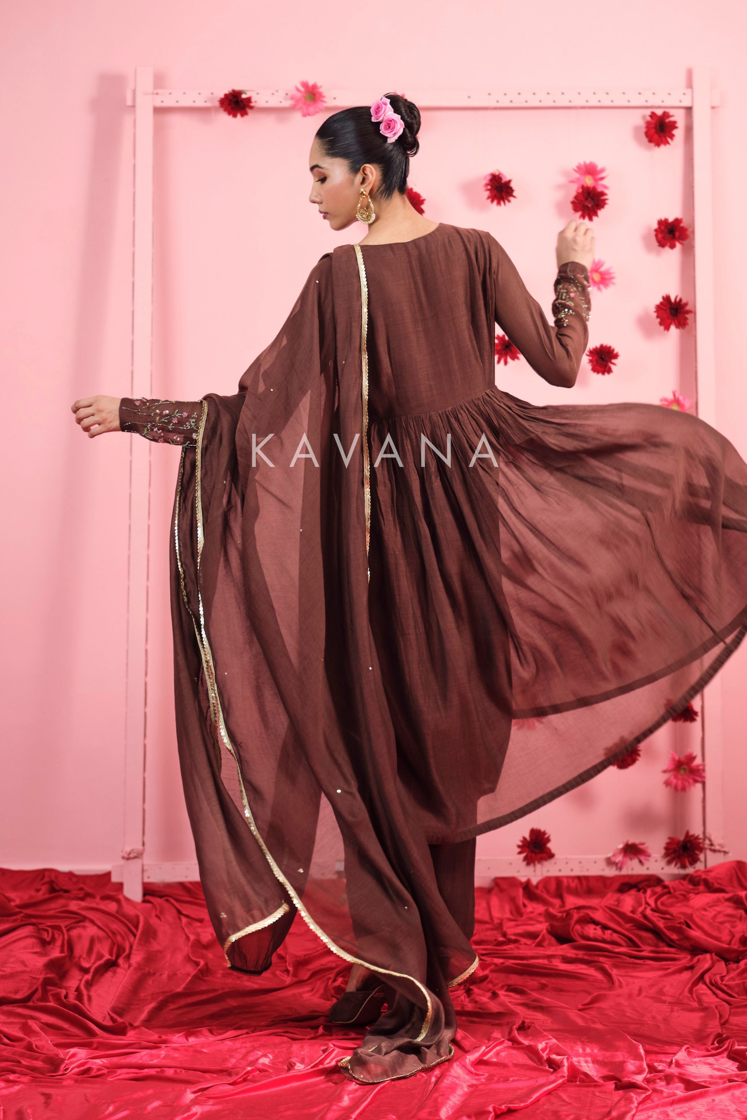 Suhana Chanderi Kurta Set