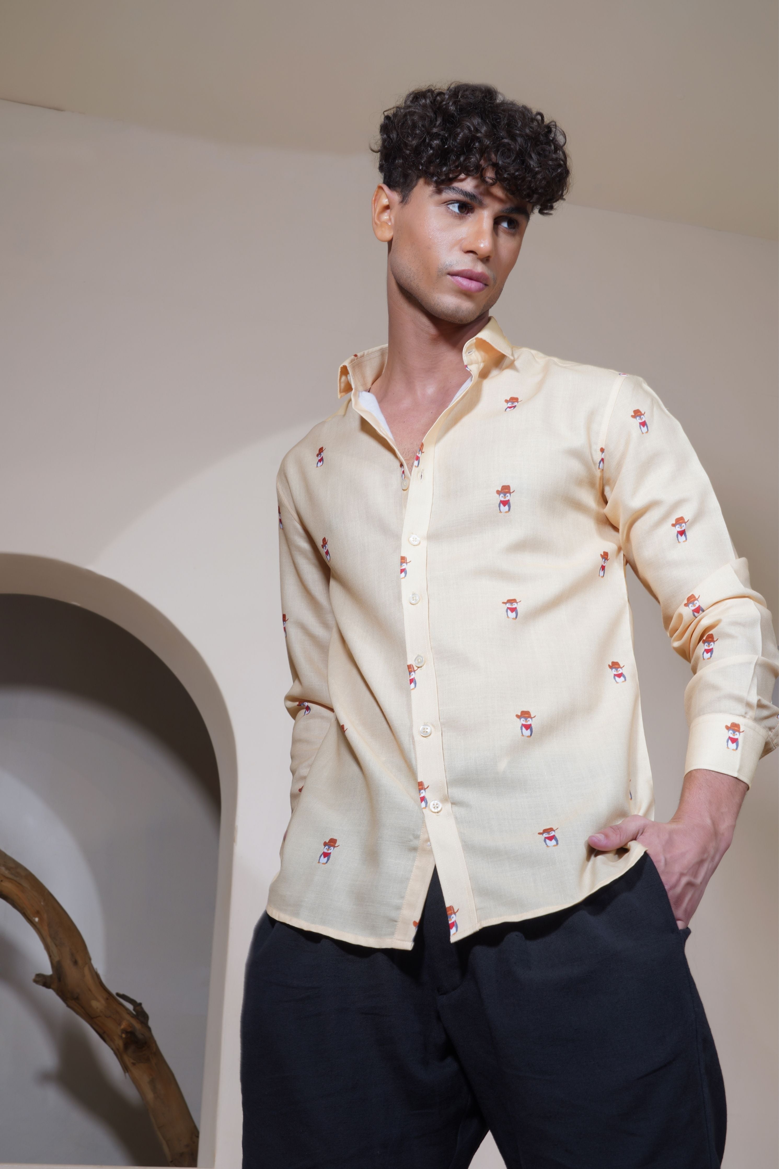 Sunday Popsicle - Linen Shirt