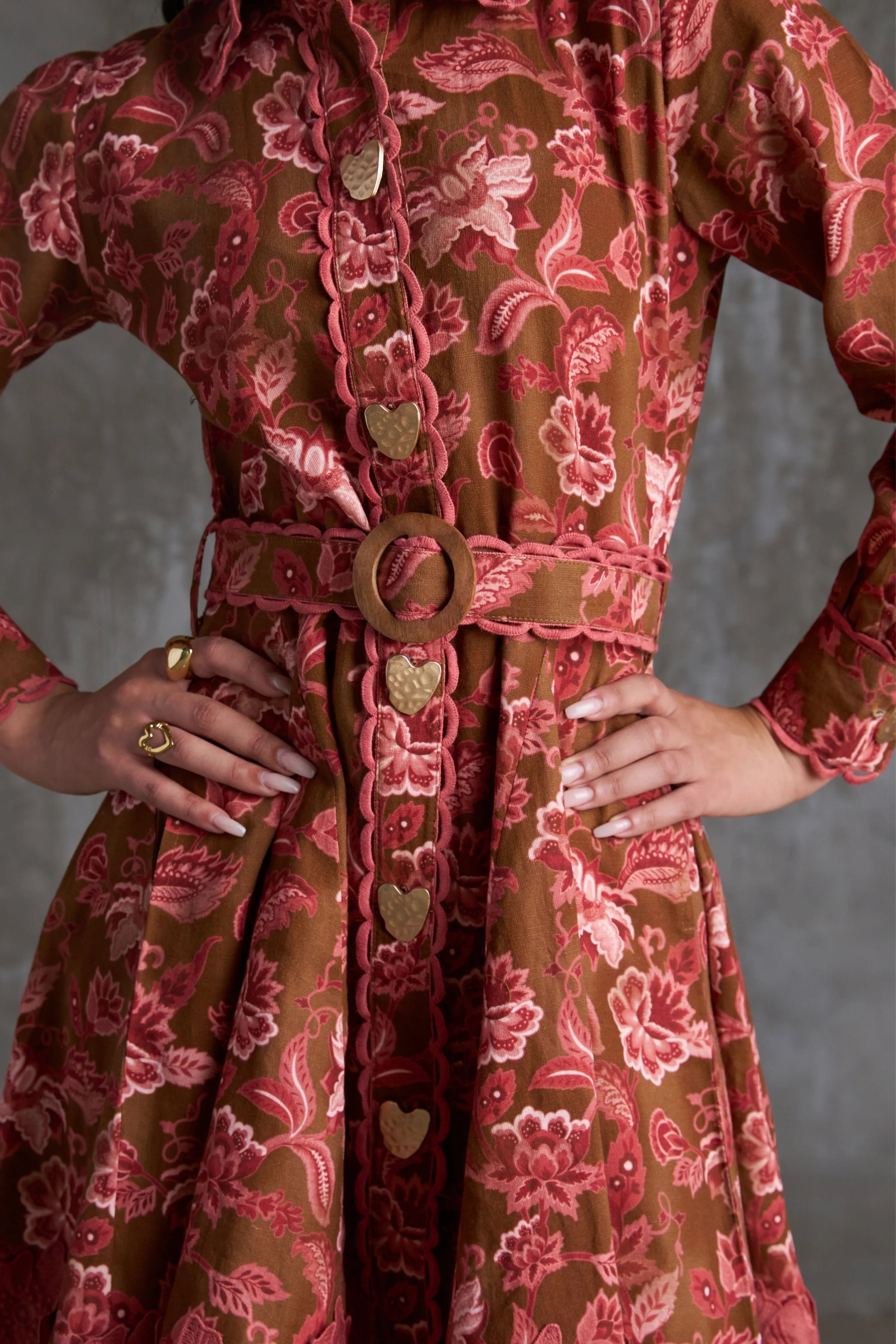 Sunehri Shirt Dress