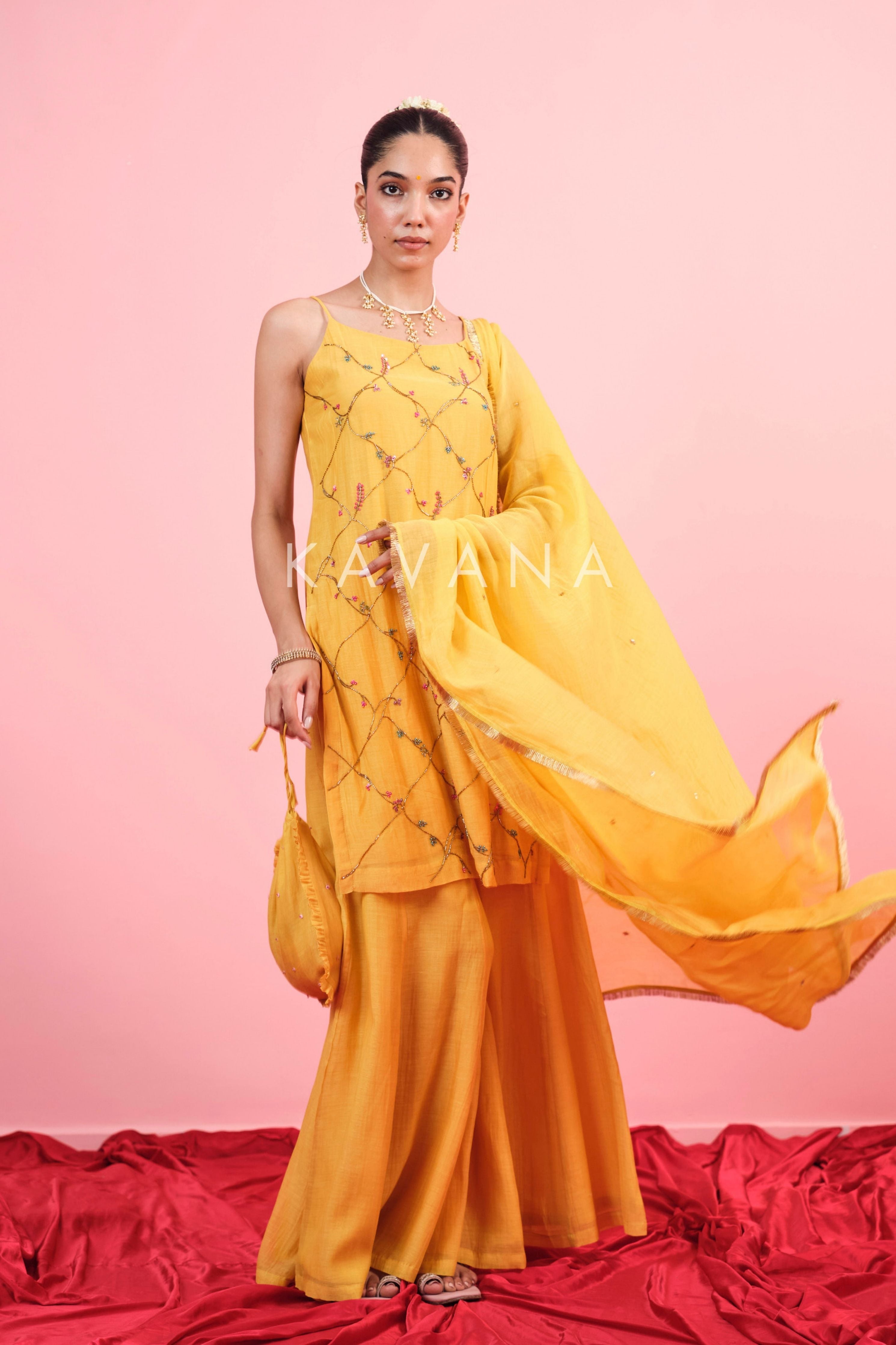 Surbhi Chanderi Kurta Set