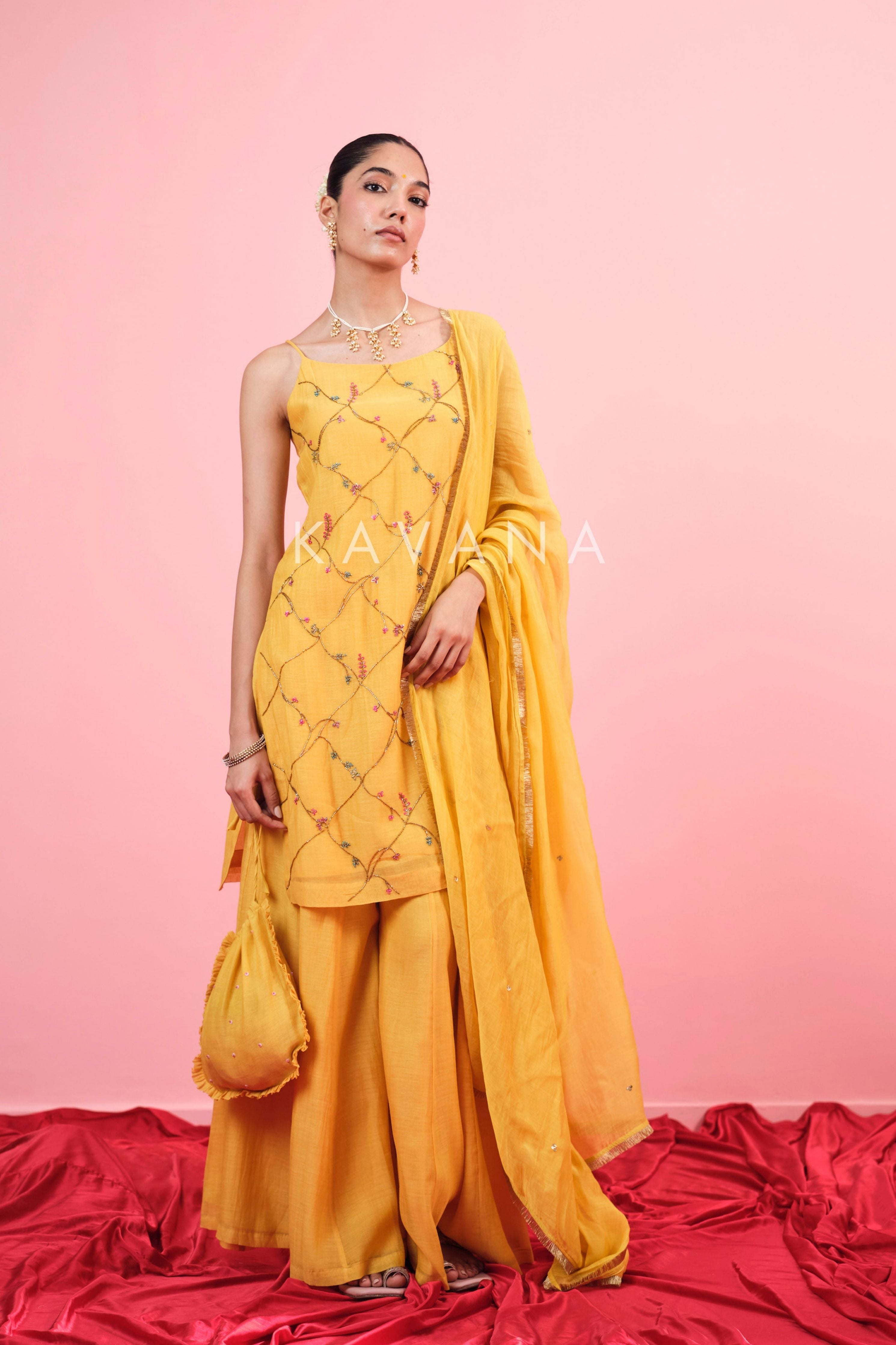 Surbhi Chanderi Kurta Set