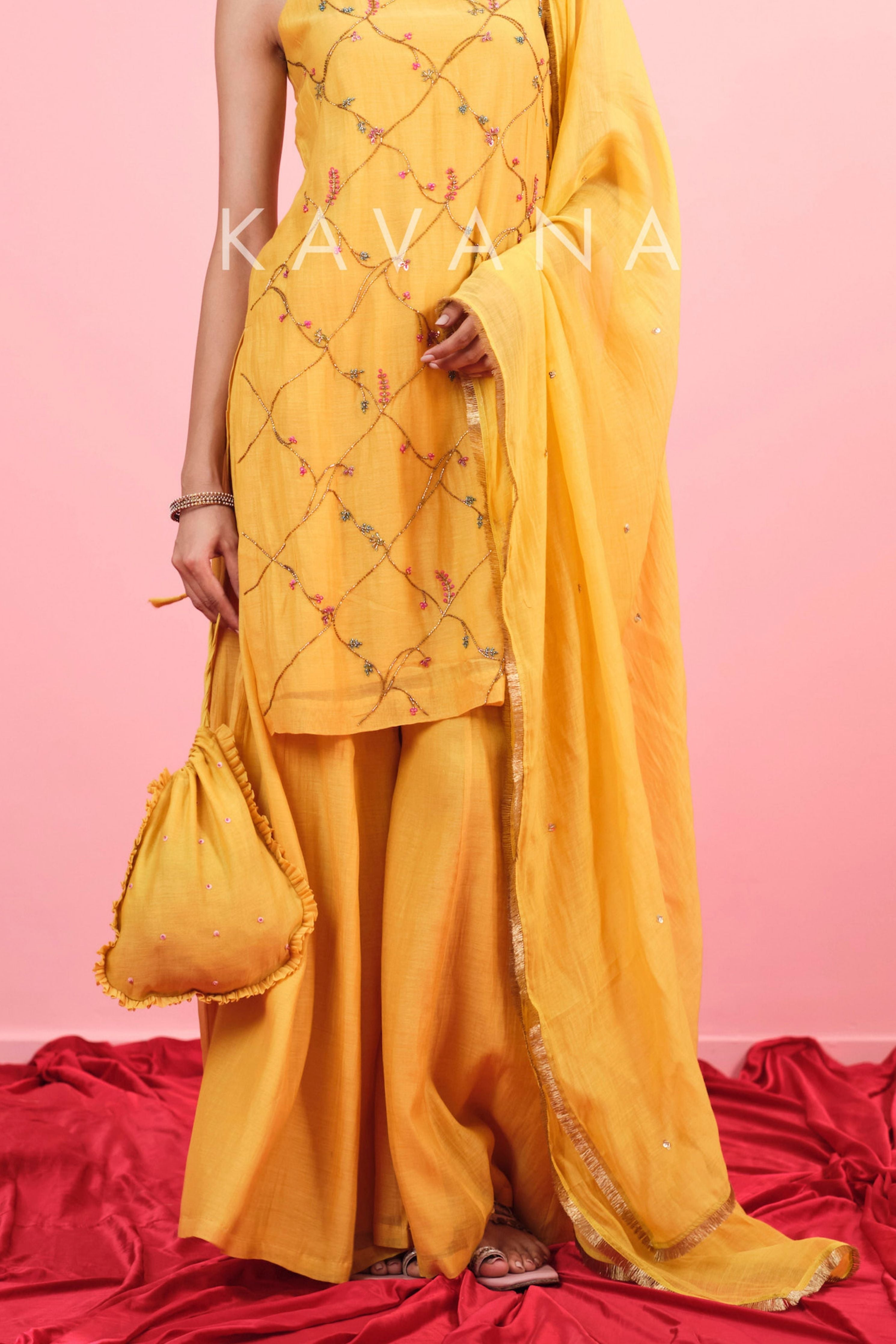Surbhi Chanderi Kurta Set