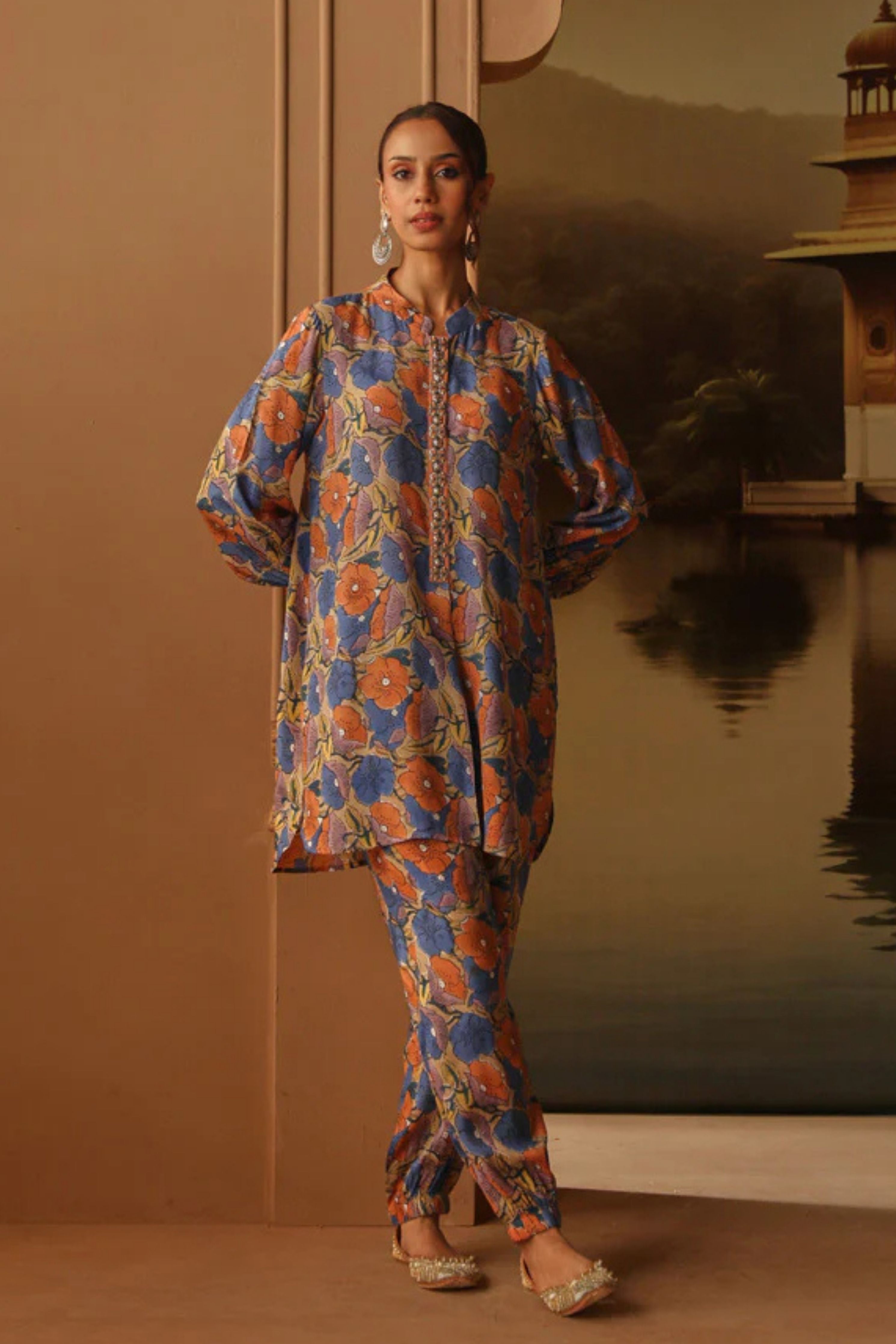Surbhi Short Rounded Ghera Kurta Set