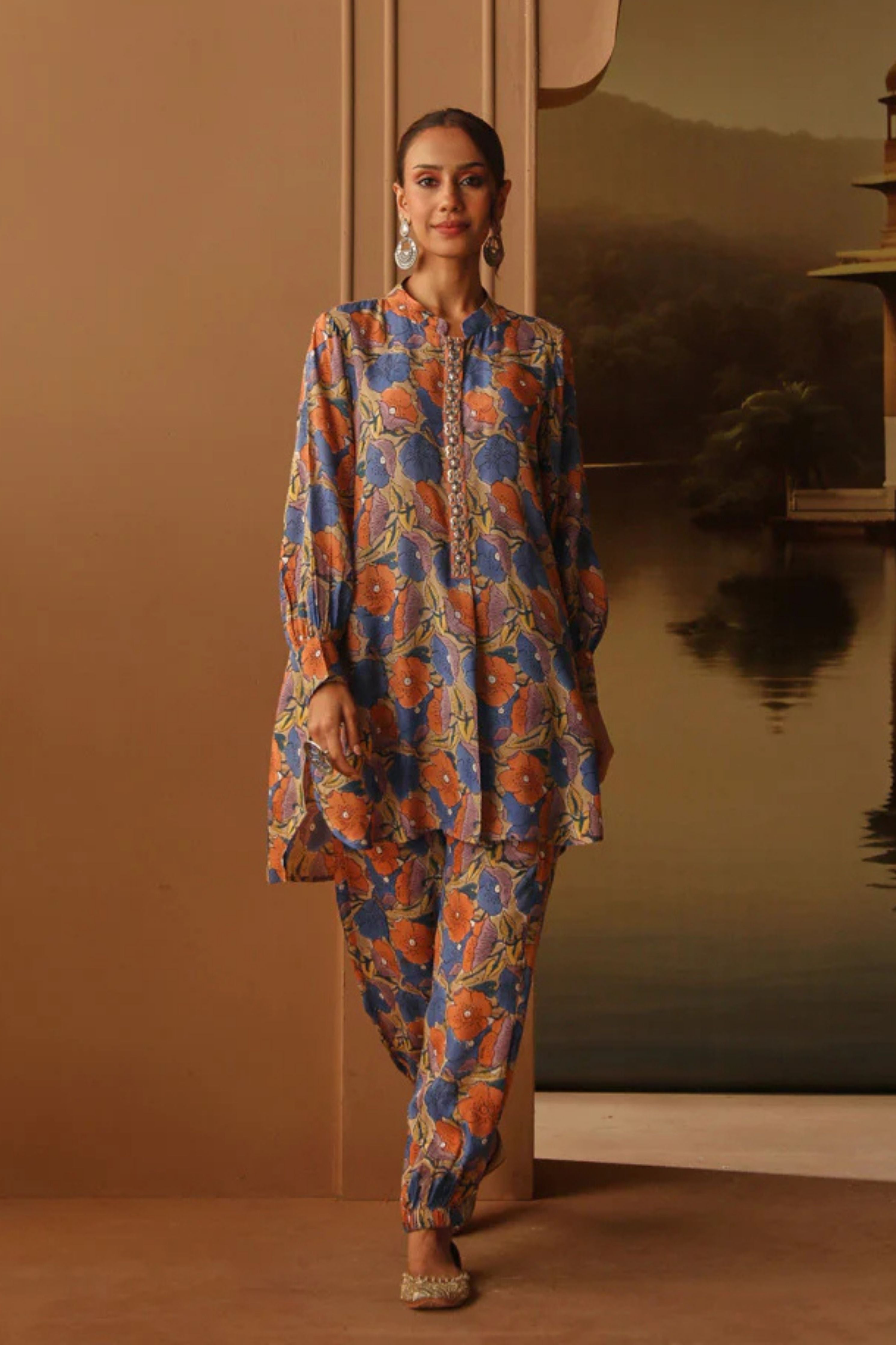 Surbhi Short Rounded Ghera Kurta Set