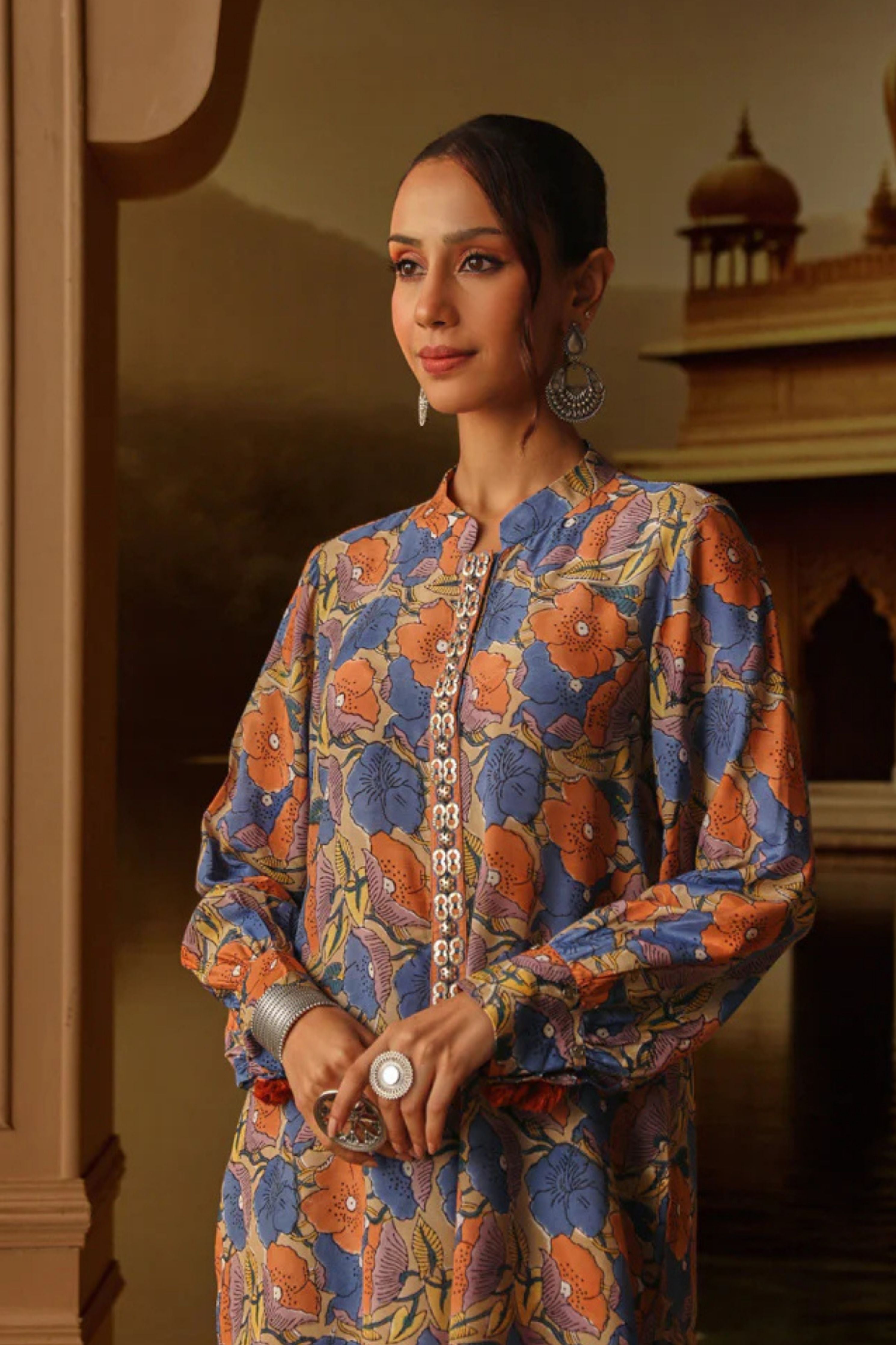 Surbhi Short Rounded Ghera Kurta Set