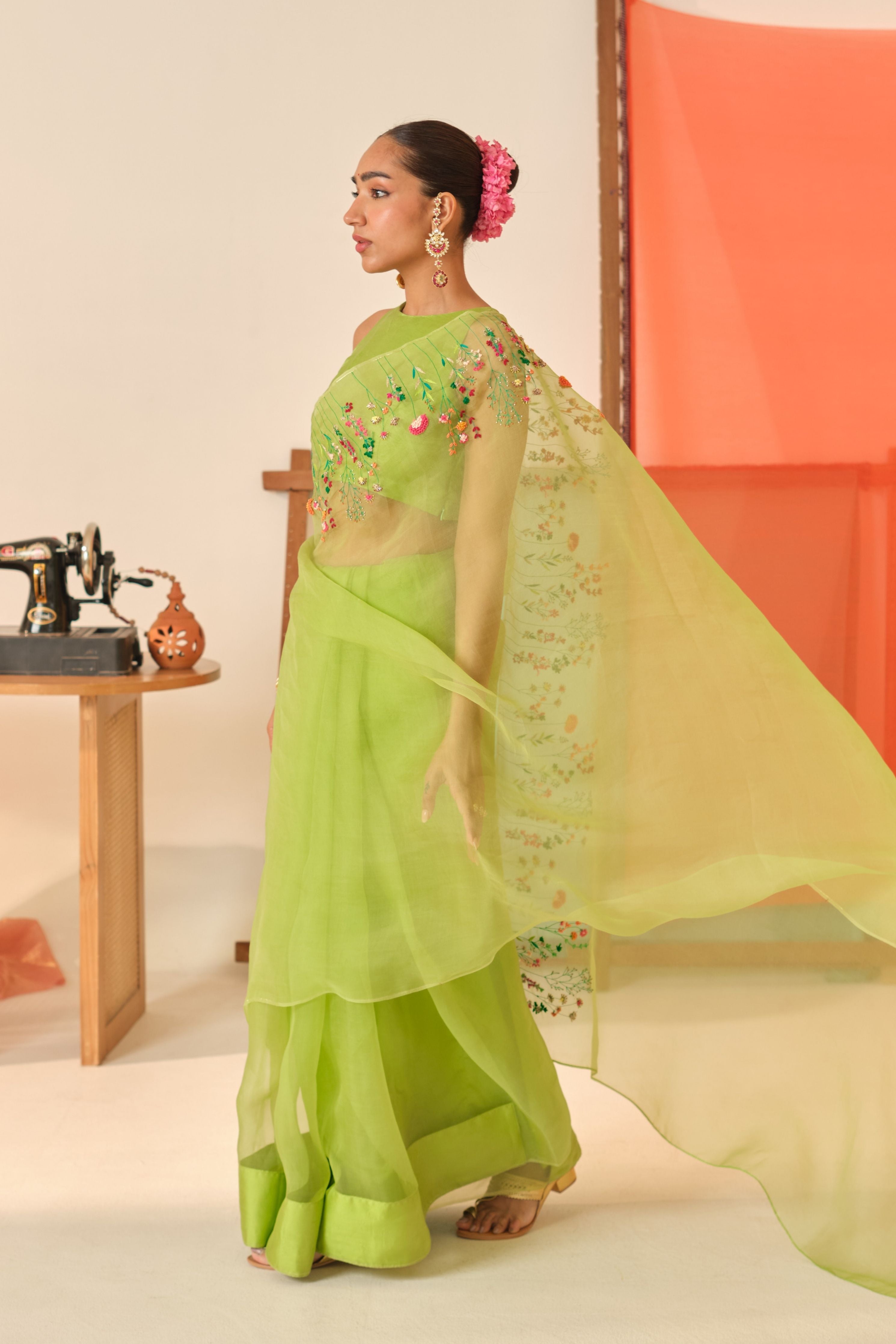 Surbhi Silk Orgenza Sari
