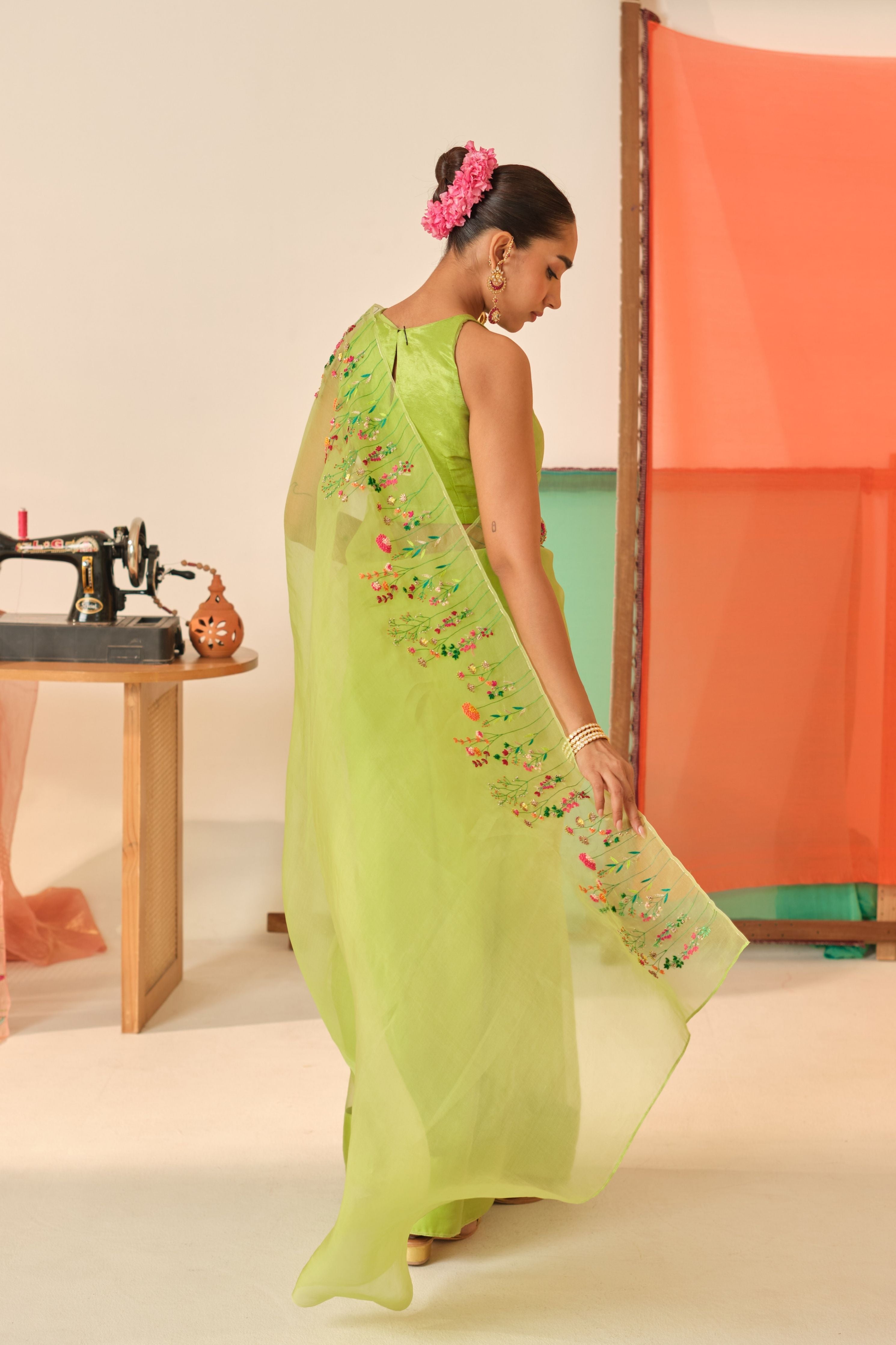 Surbhi Silk Orgenza Sari