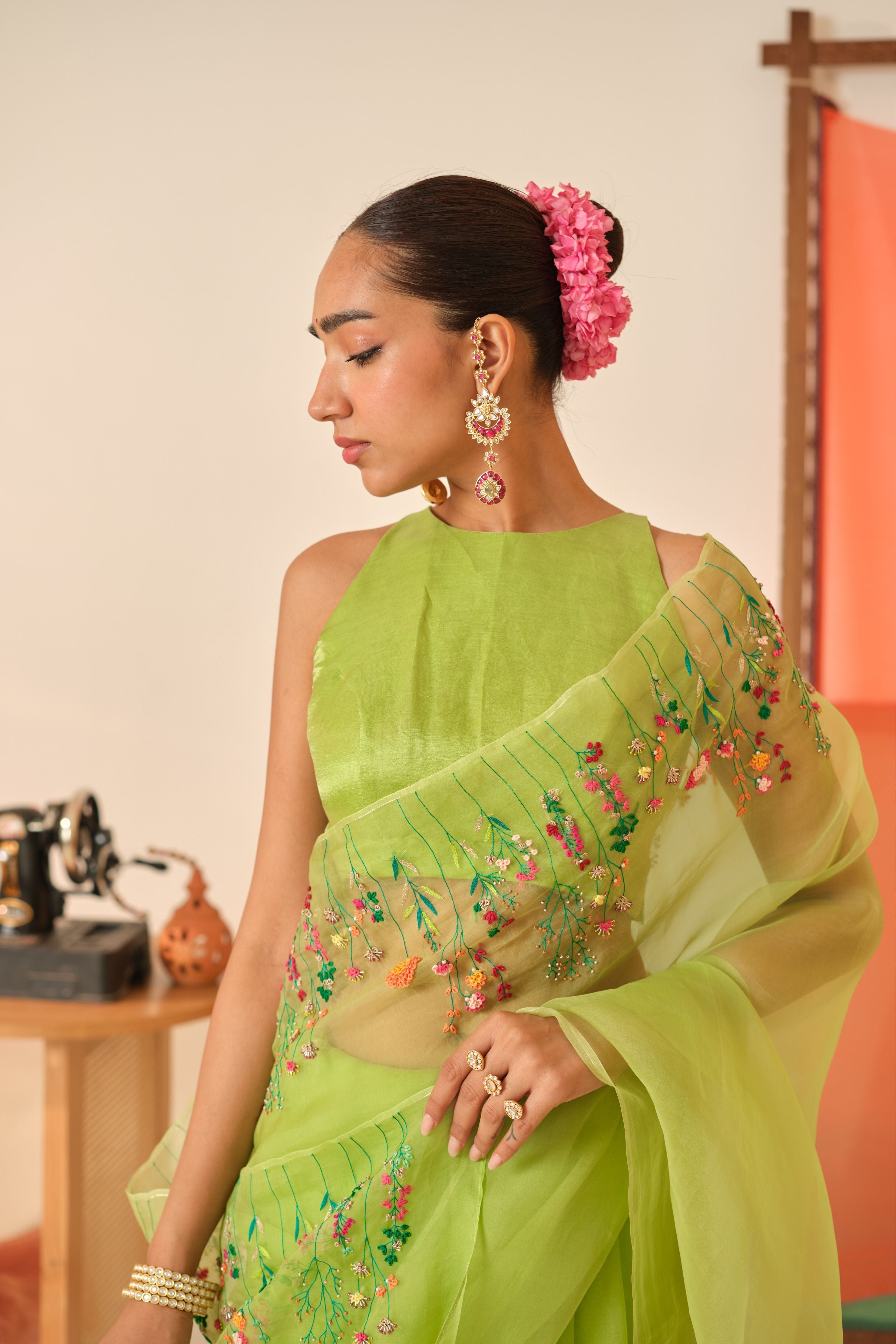 Surbhi Silk Orgenza Sari
