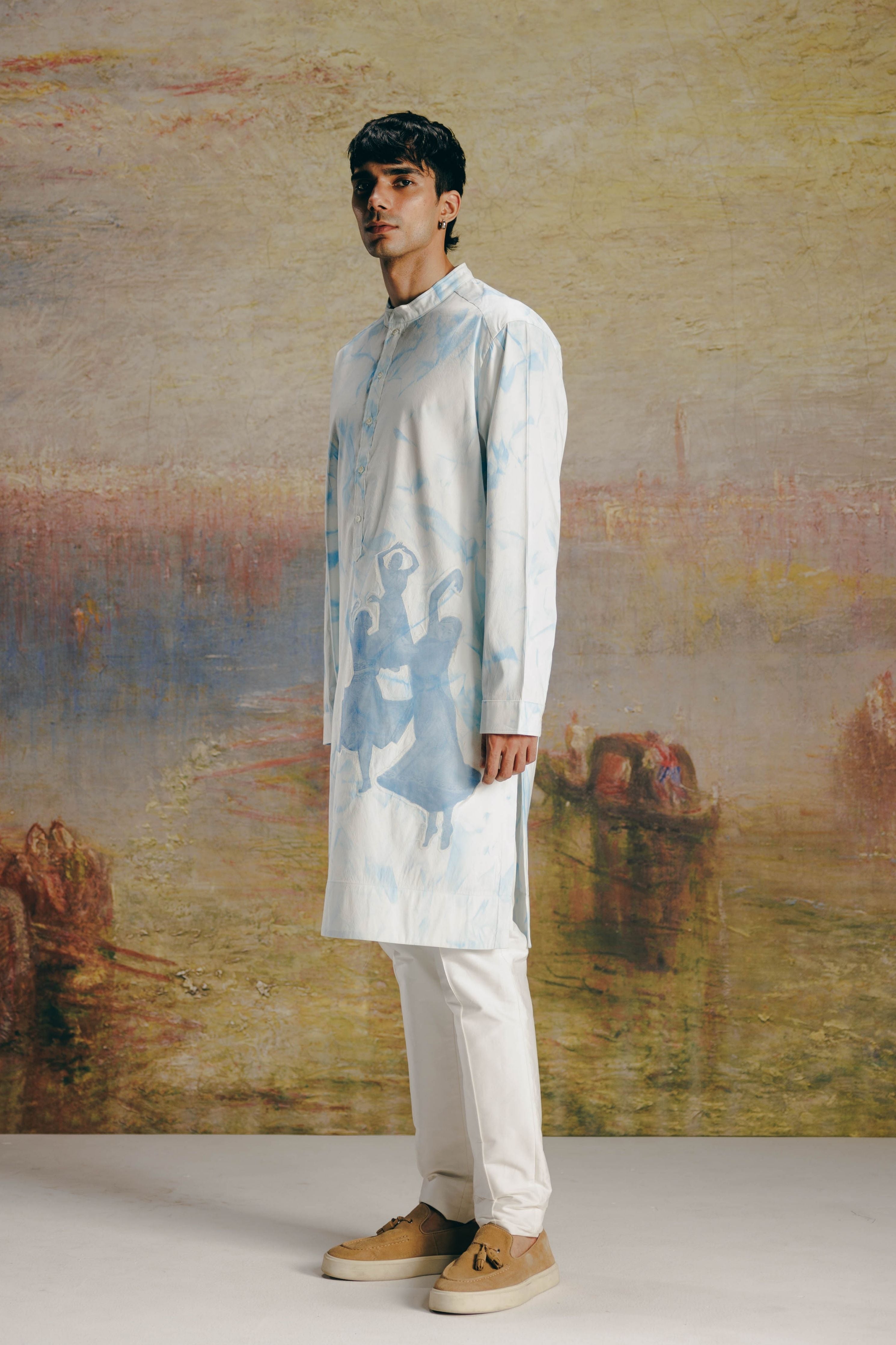 Surrealist Dancing Kurta Set