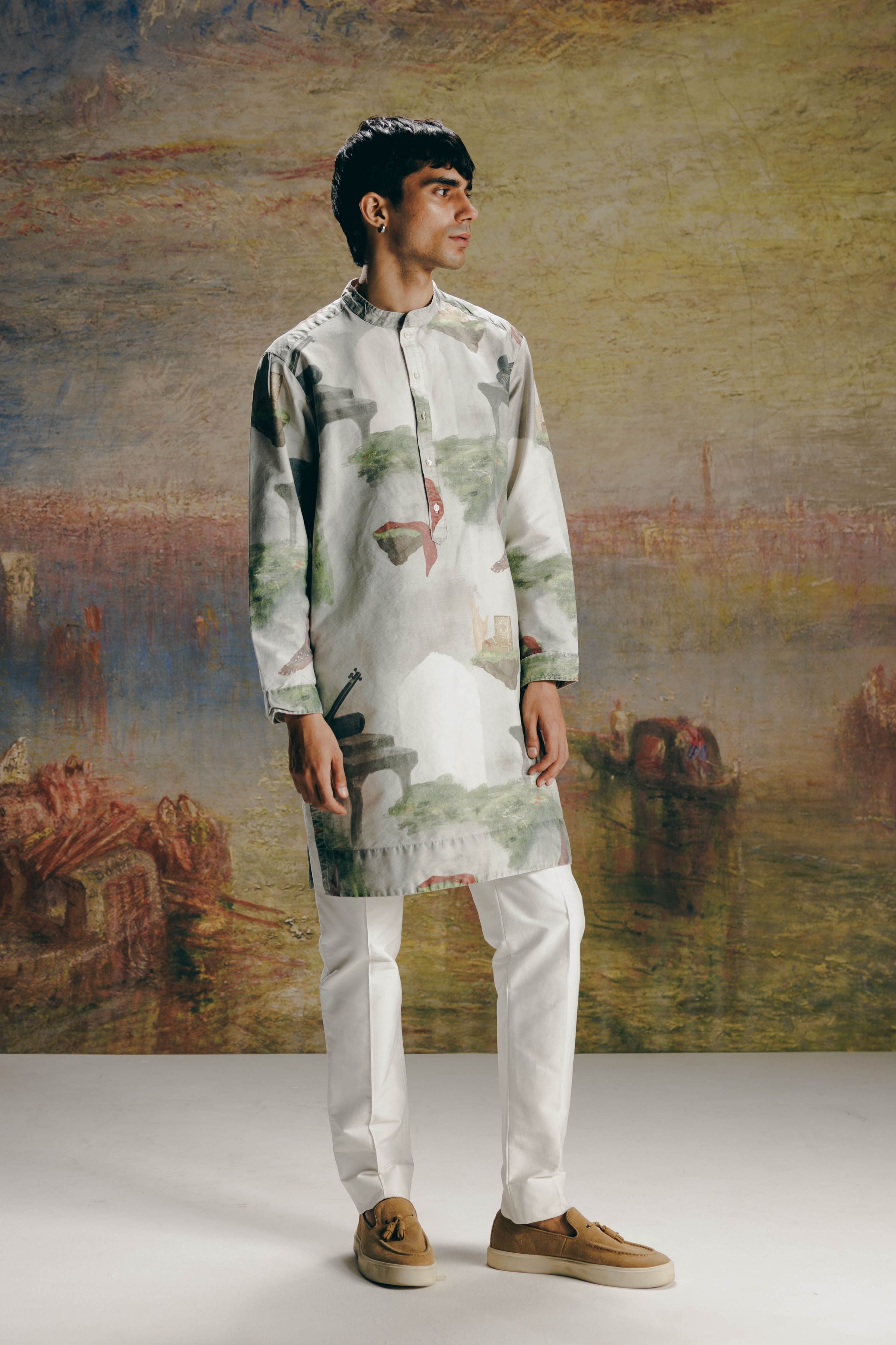 Surrealist Kurta Set
