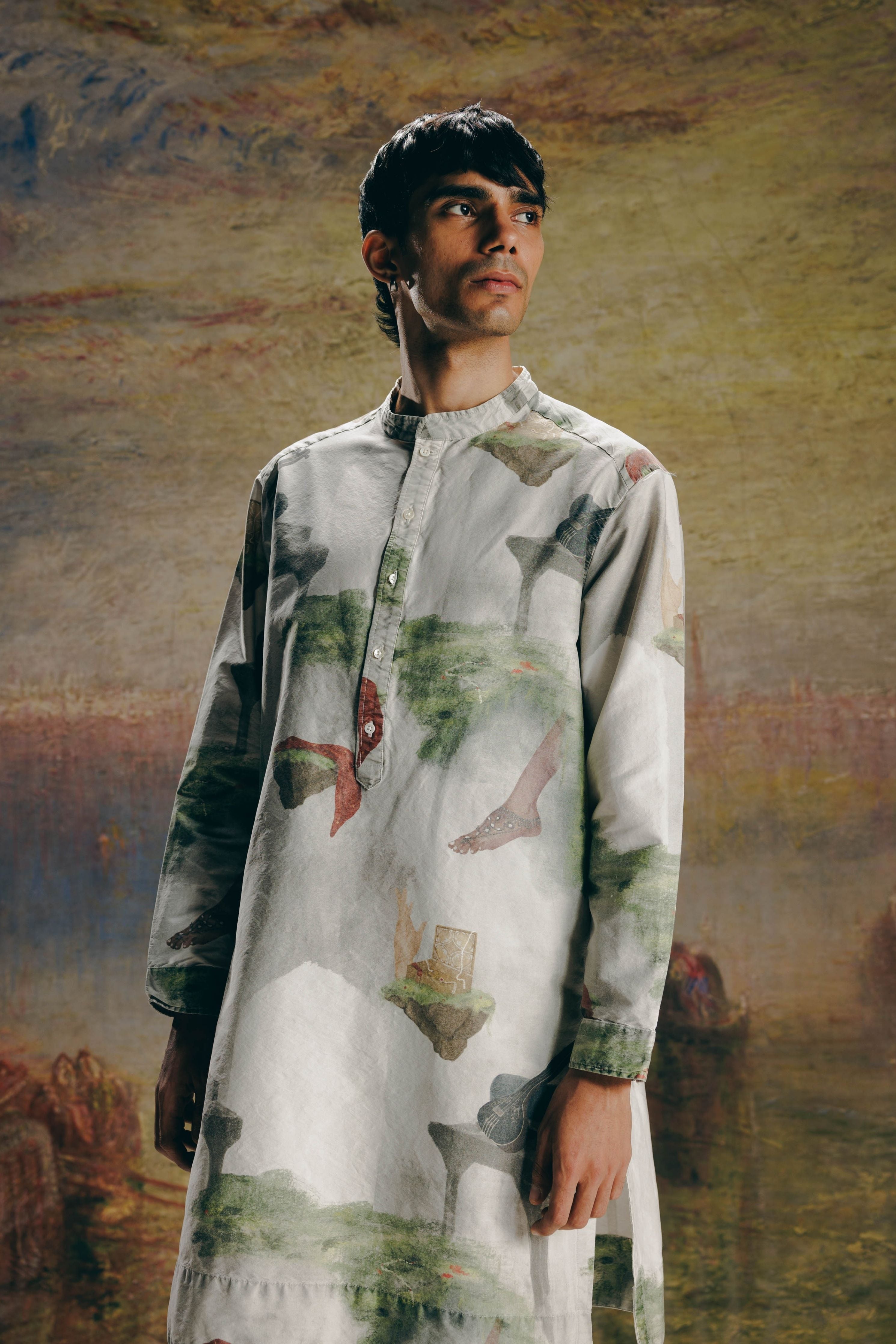 Surrealist Kurta Set