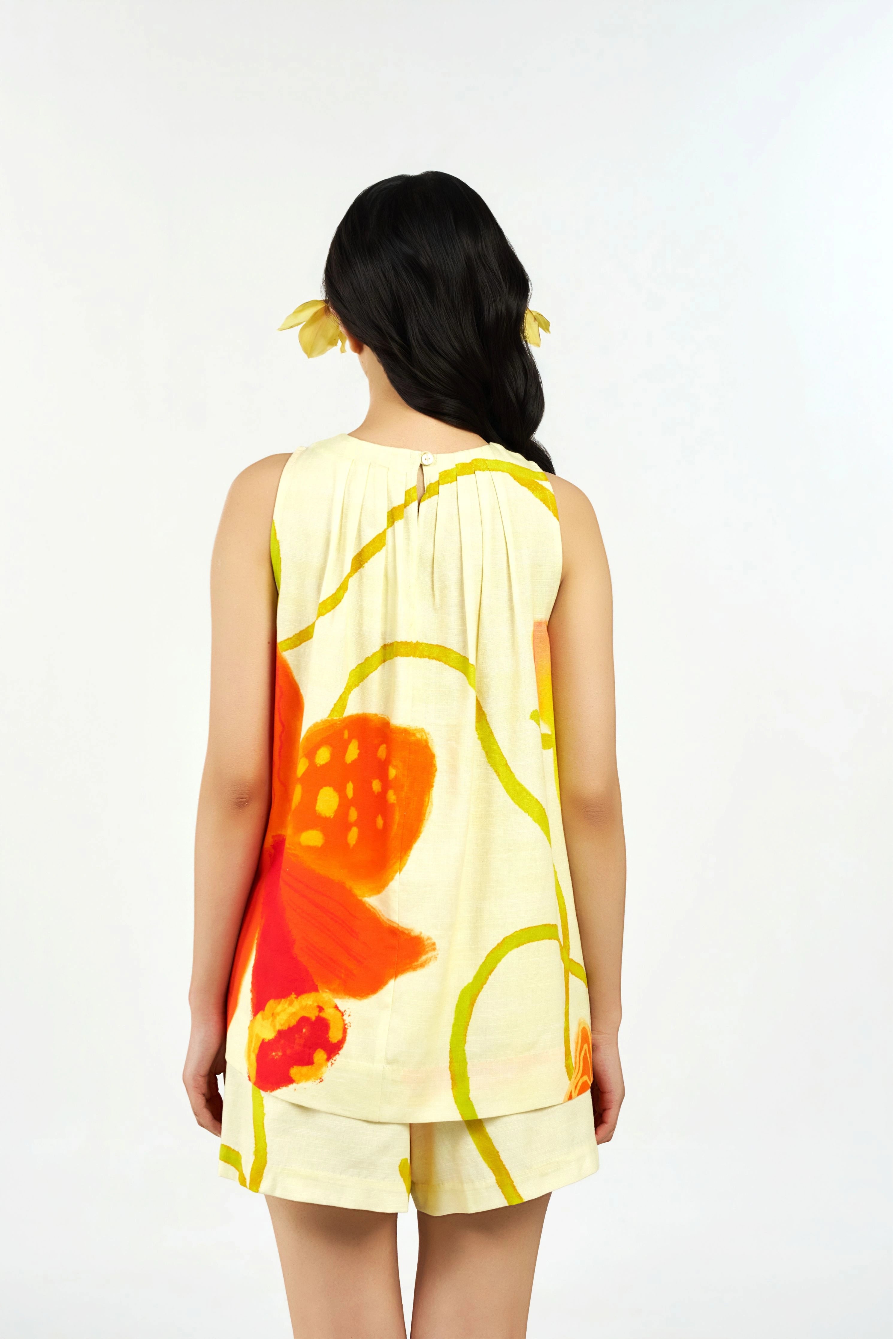 Tiger Orchid Top - Short SET