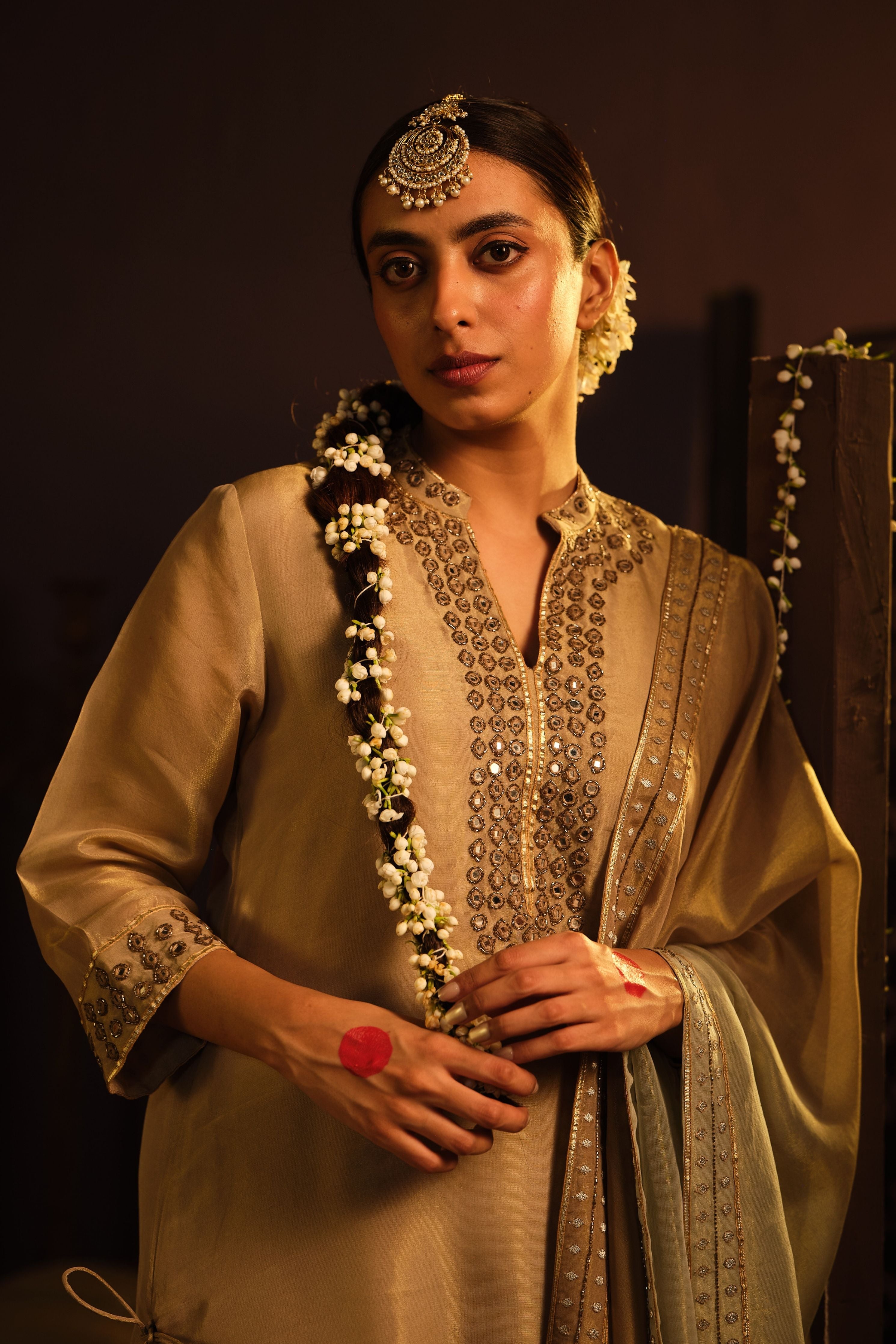 Brown Kurta Set