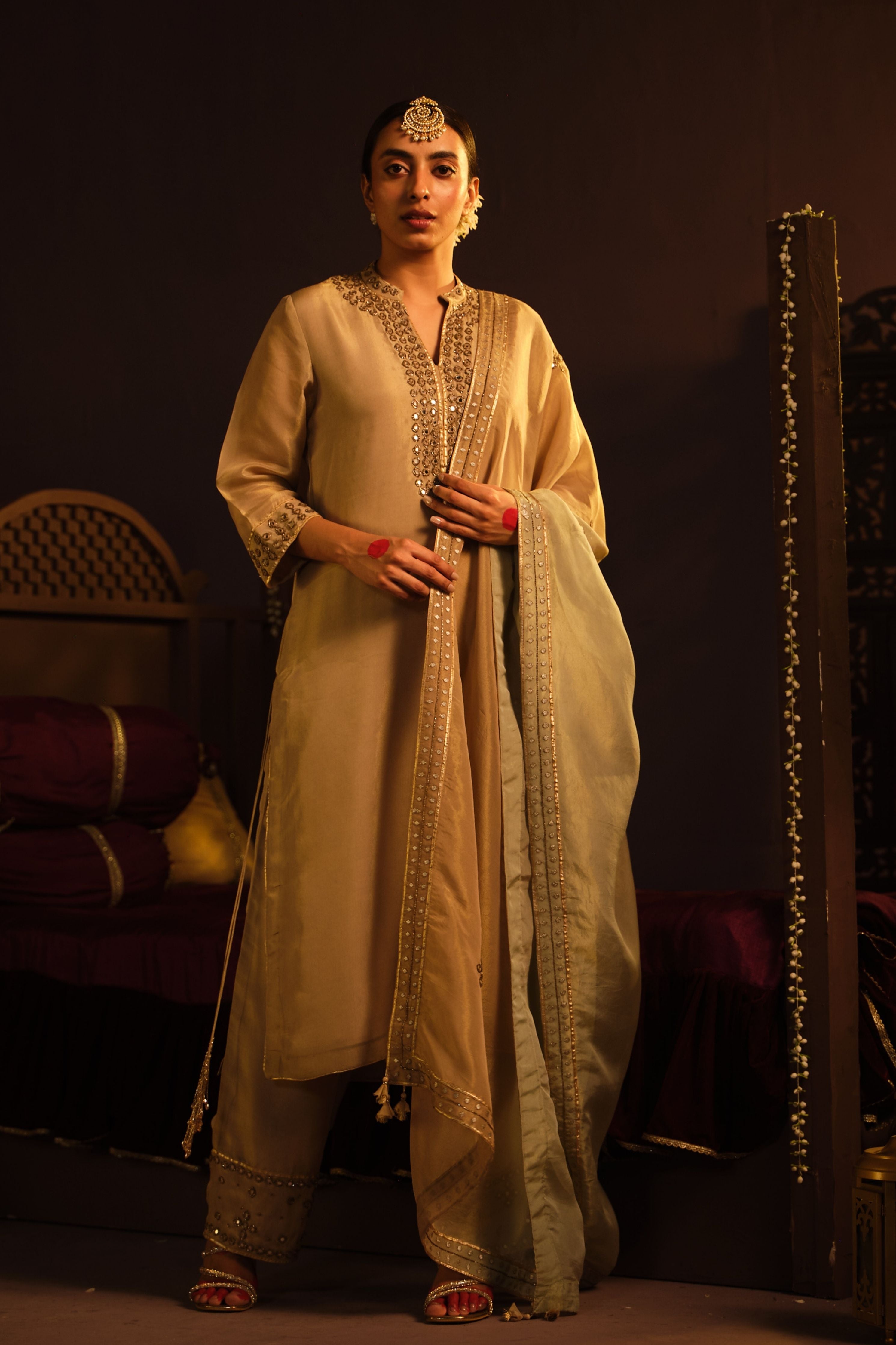 Brown Kurta Set
