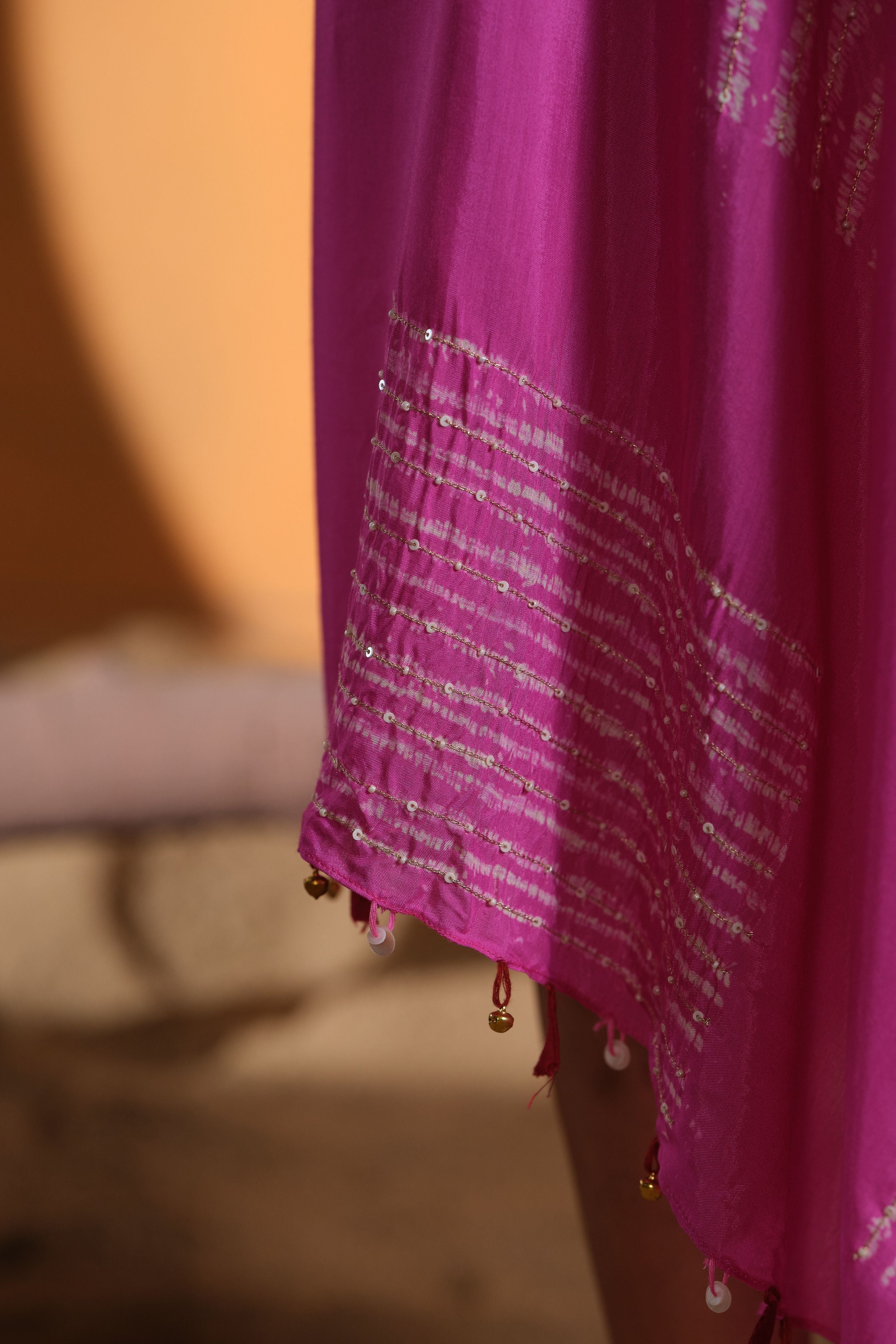 Bright Pink One Shoulder Assymetric Dress