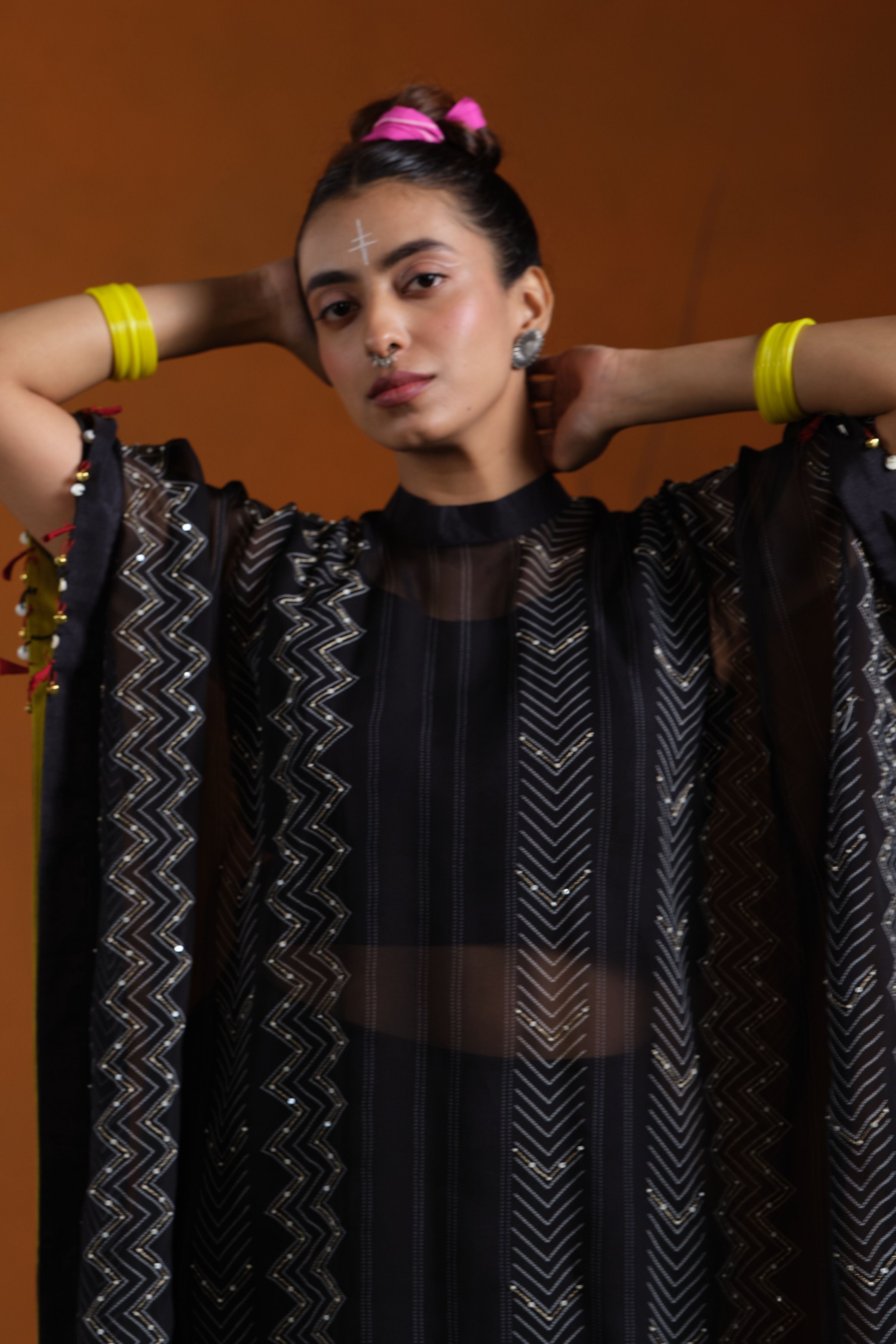 Black Kaftan Set