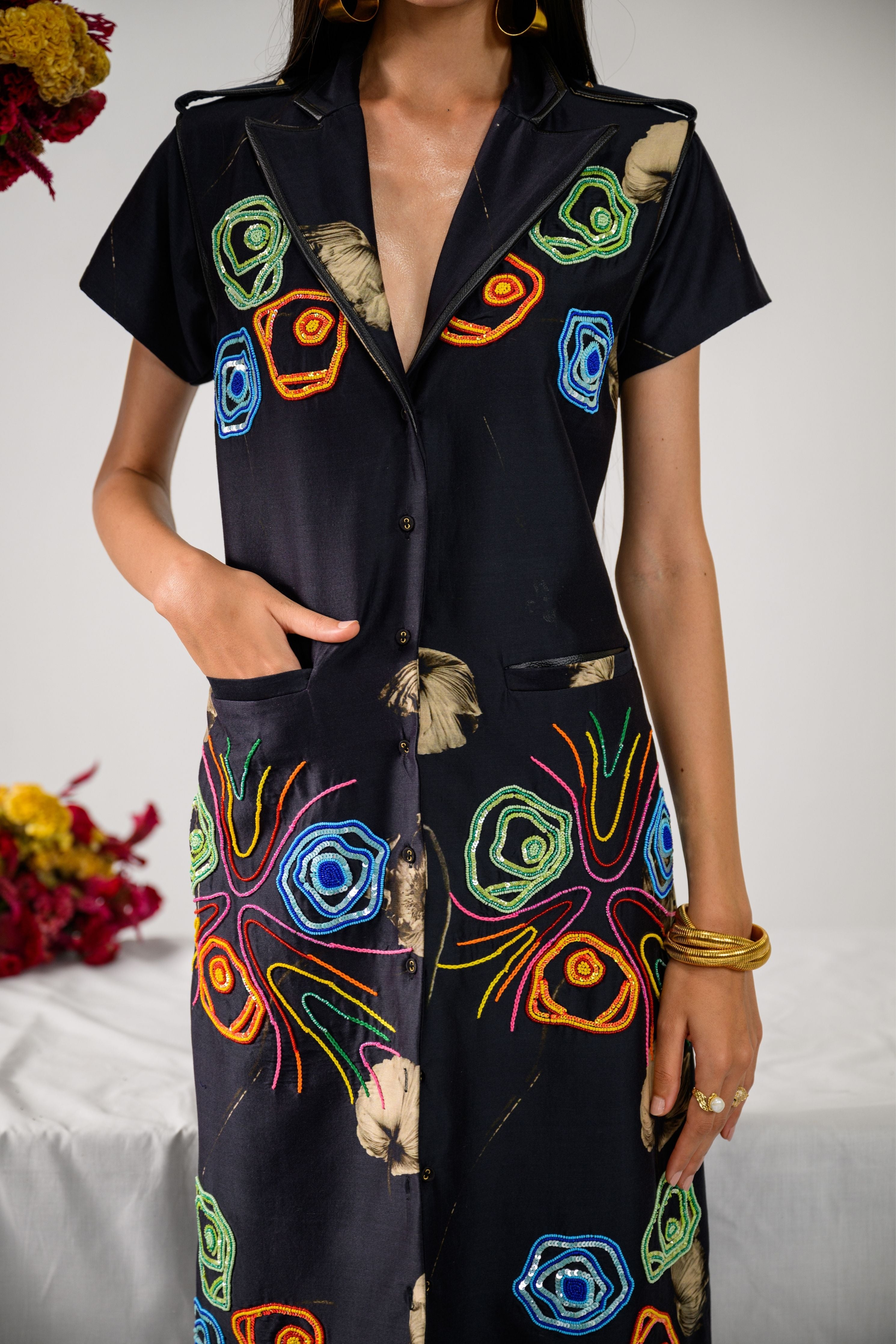 Aurora Trench Dress
