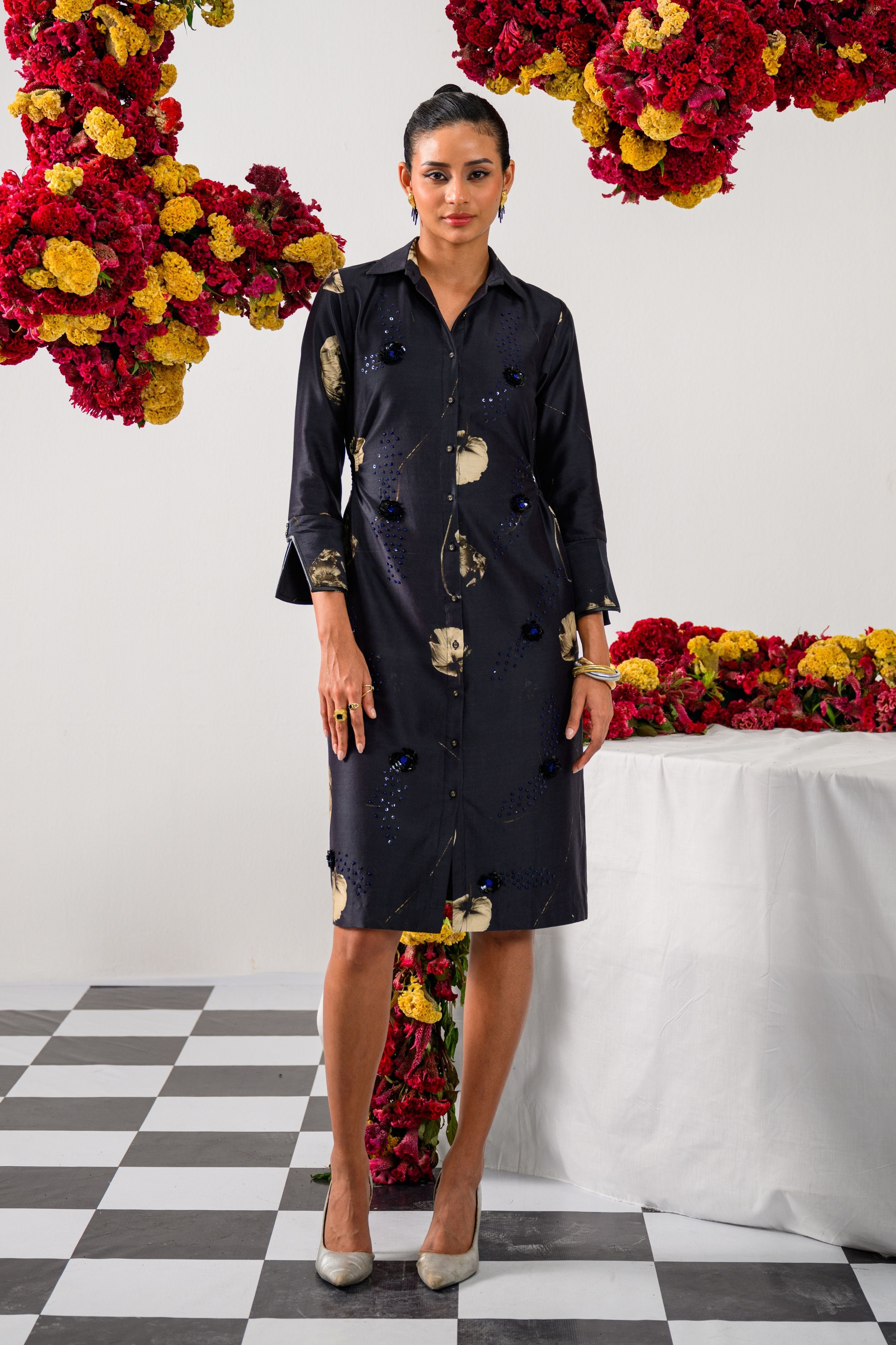 Nocturne Cut Out Midi Dress