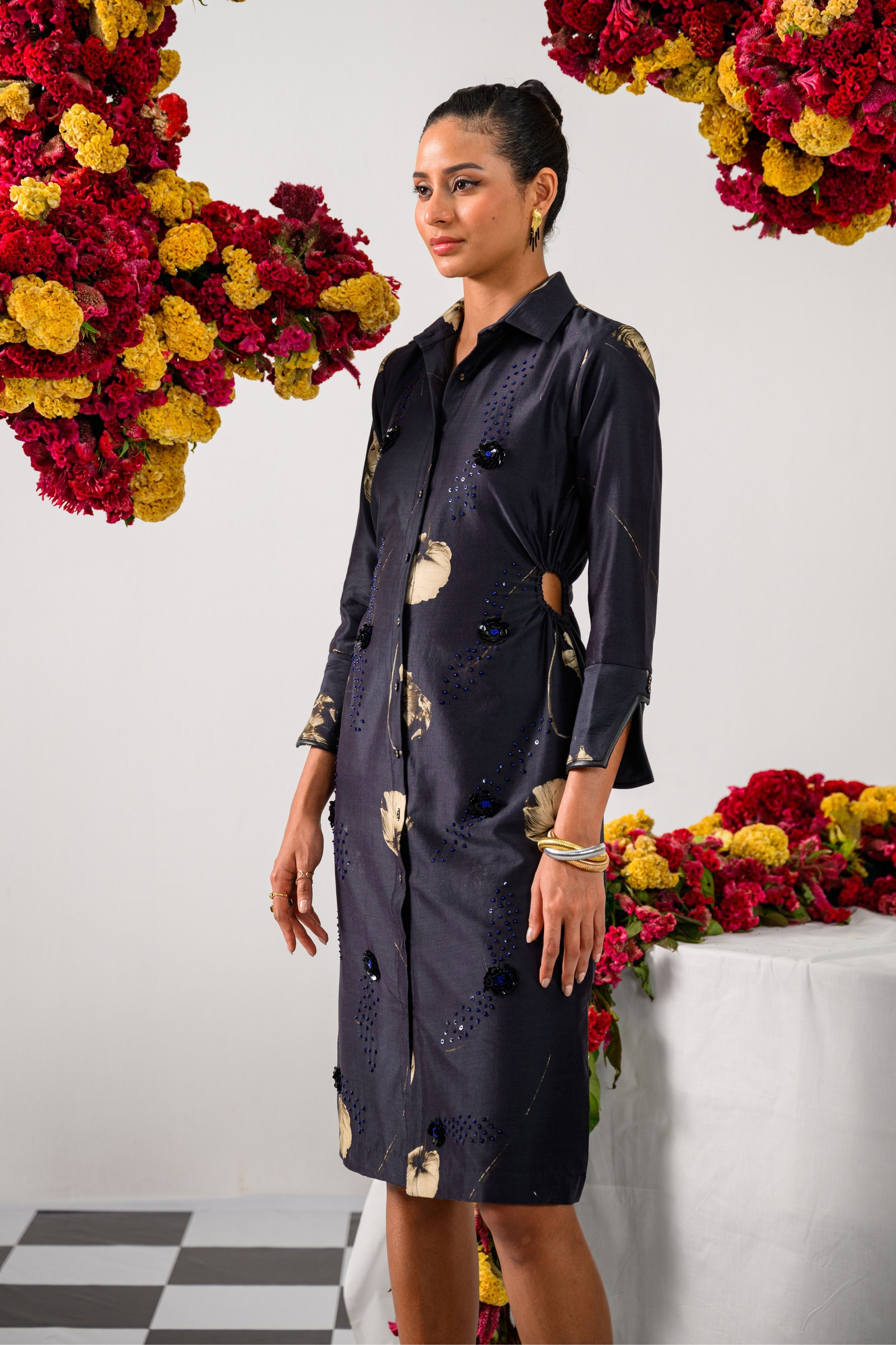 Nocturne Cut Out Midi Dress