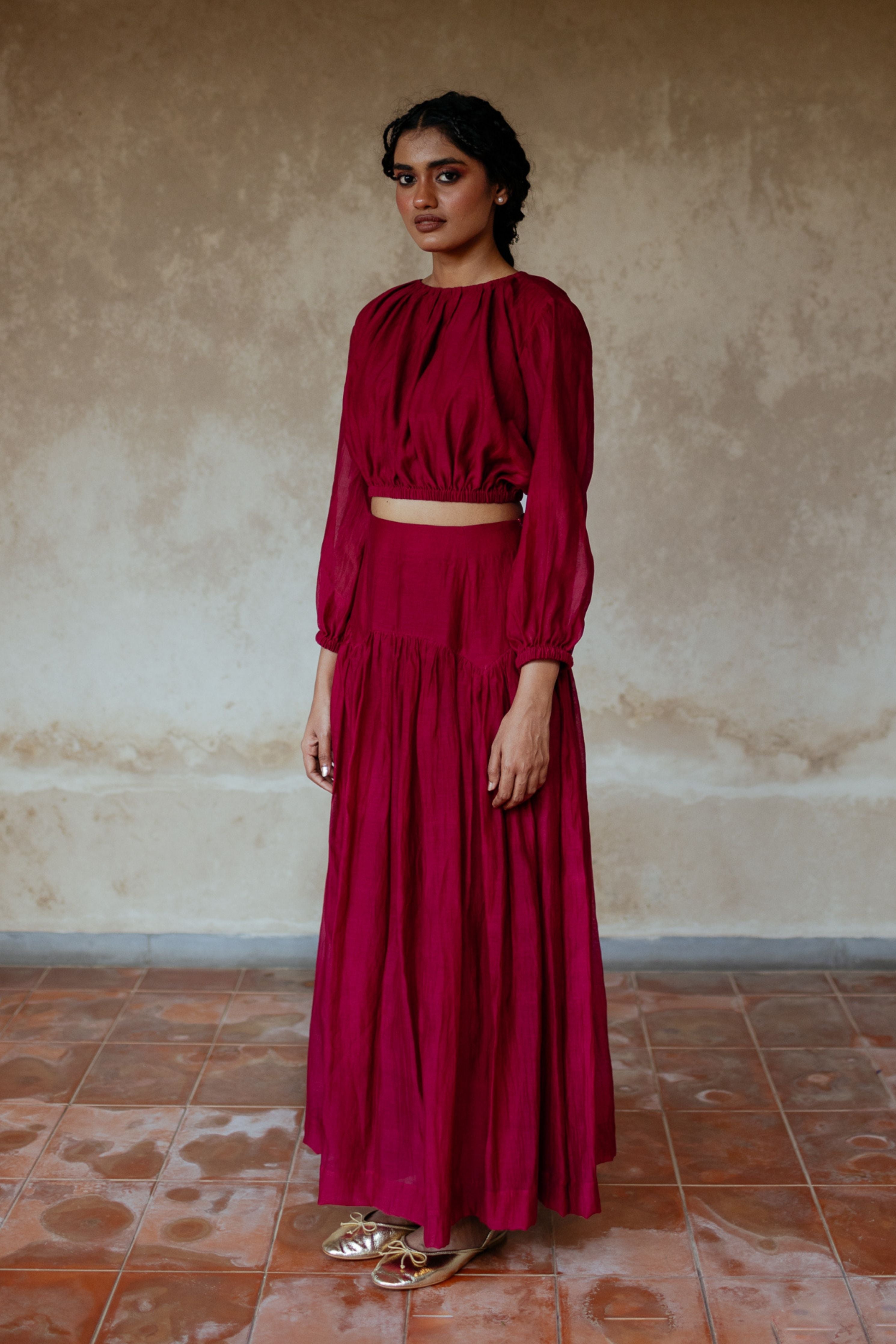 Dina Gathered Skirt