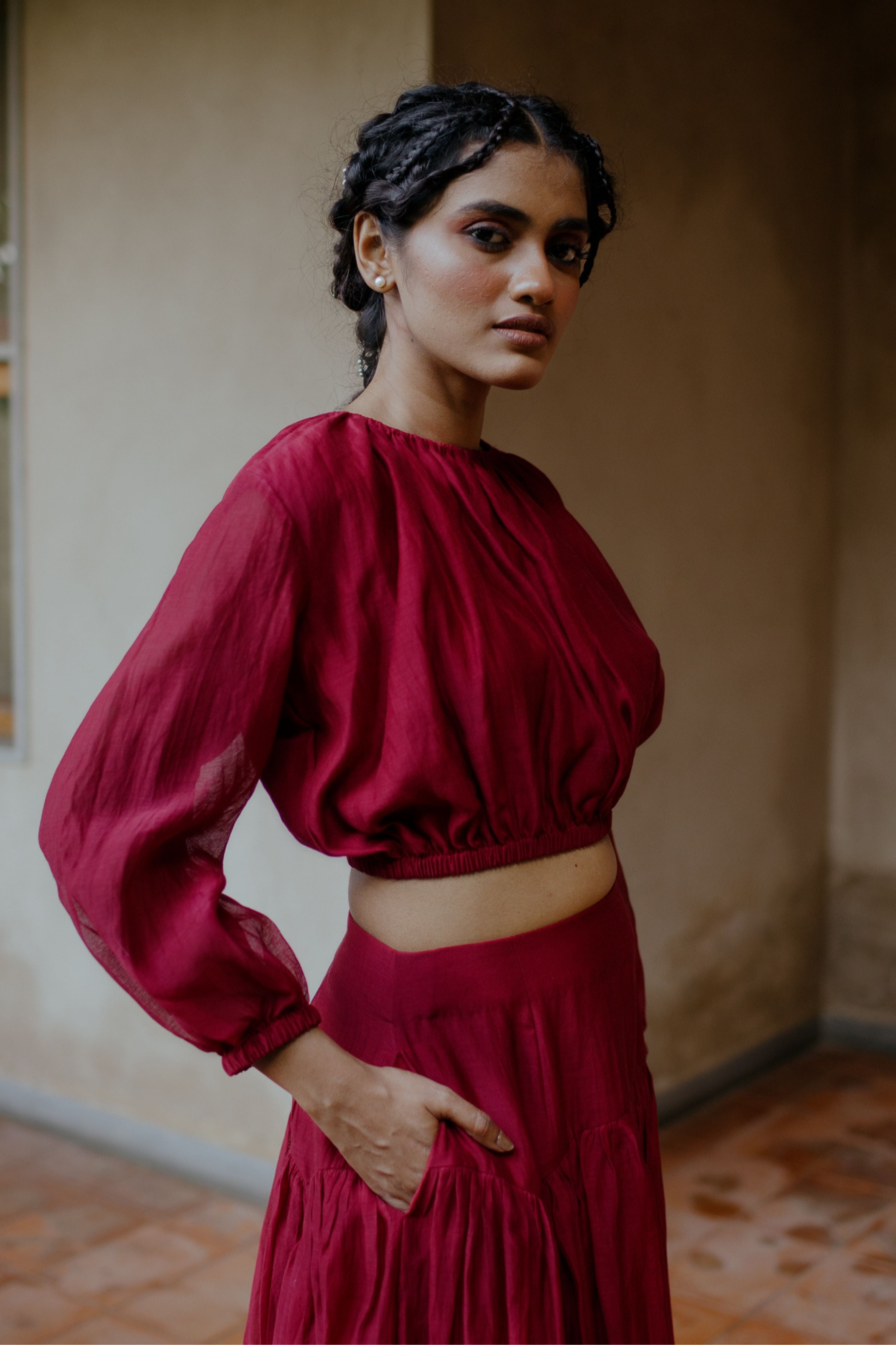 Dina Gathered Skirt