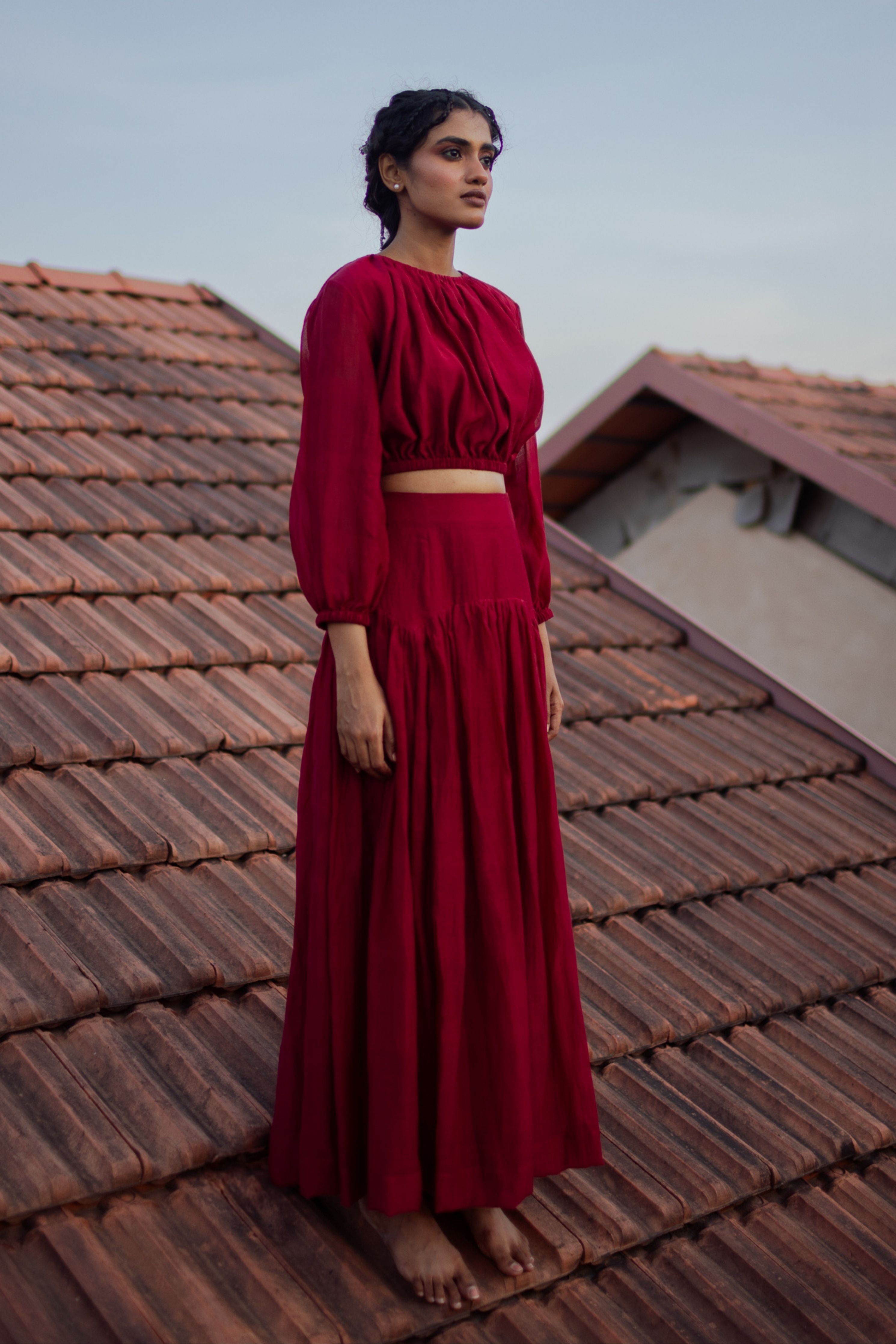 Dina Gathered Skirt