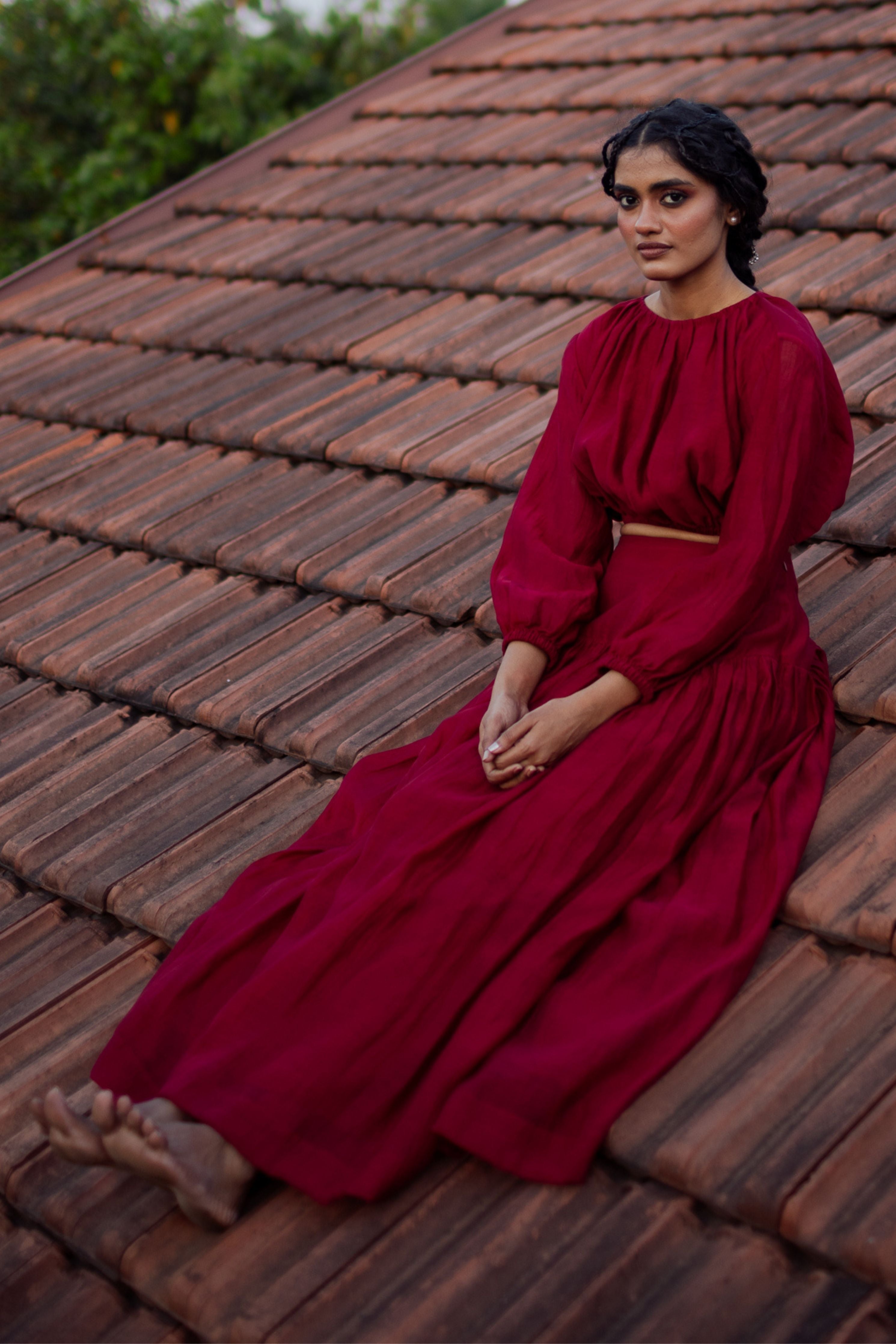 Dina Gathered Skirt
