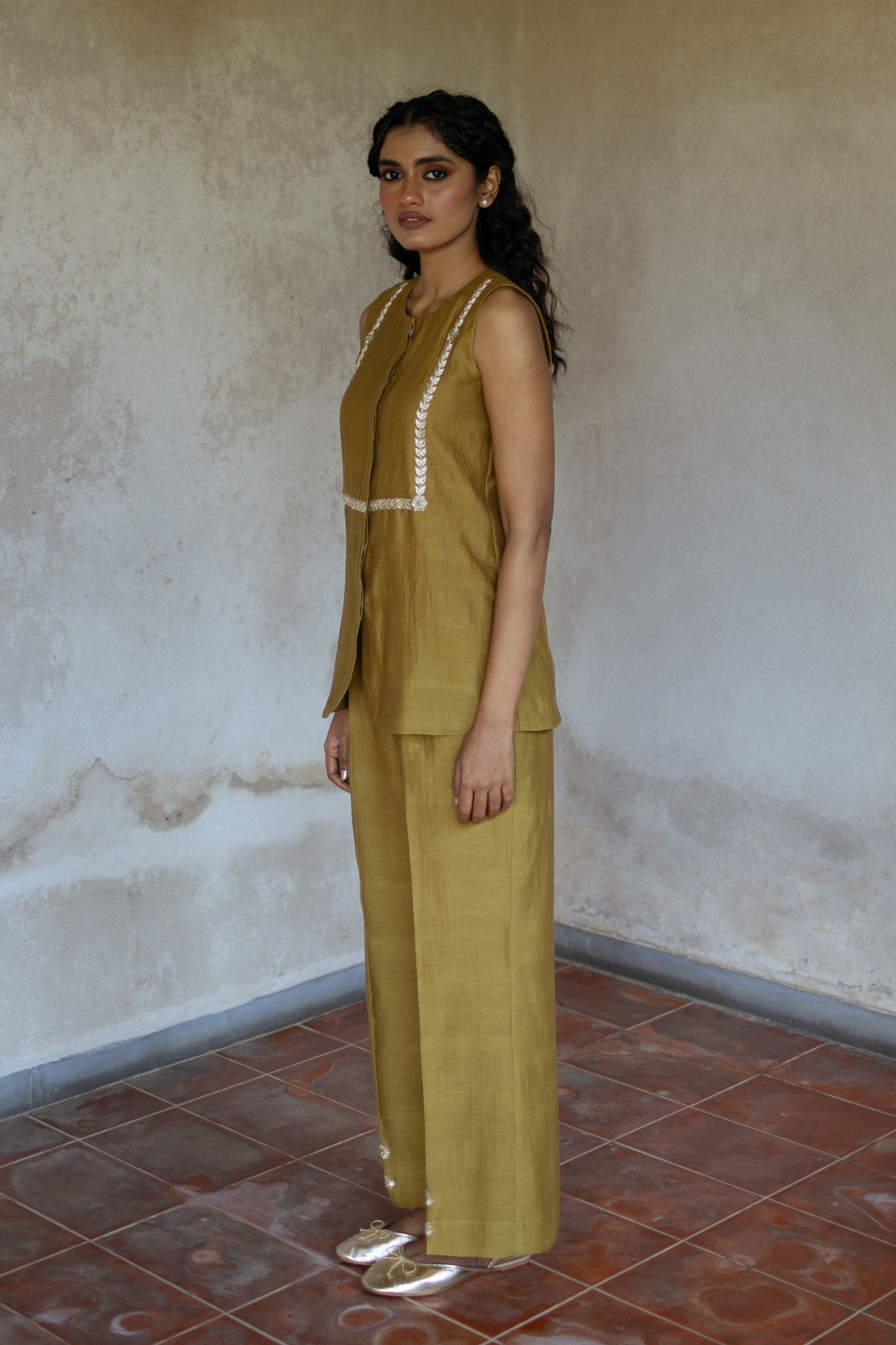 Irene Vest With Trouser