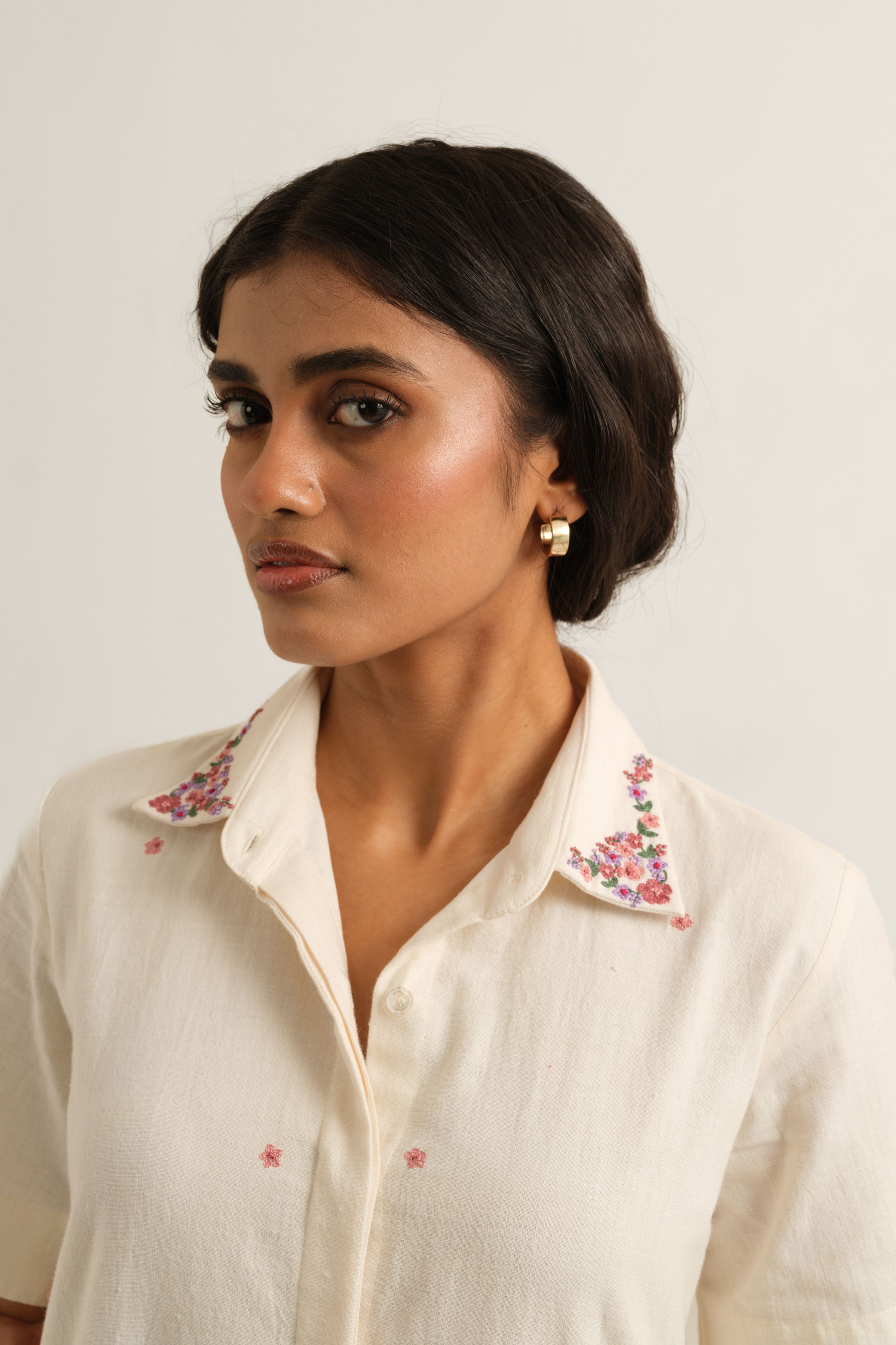 Circle Embroidered Dress