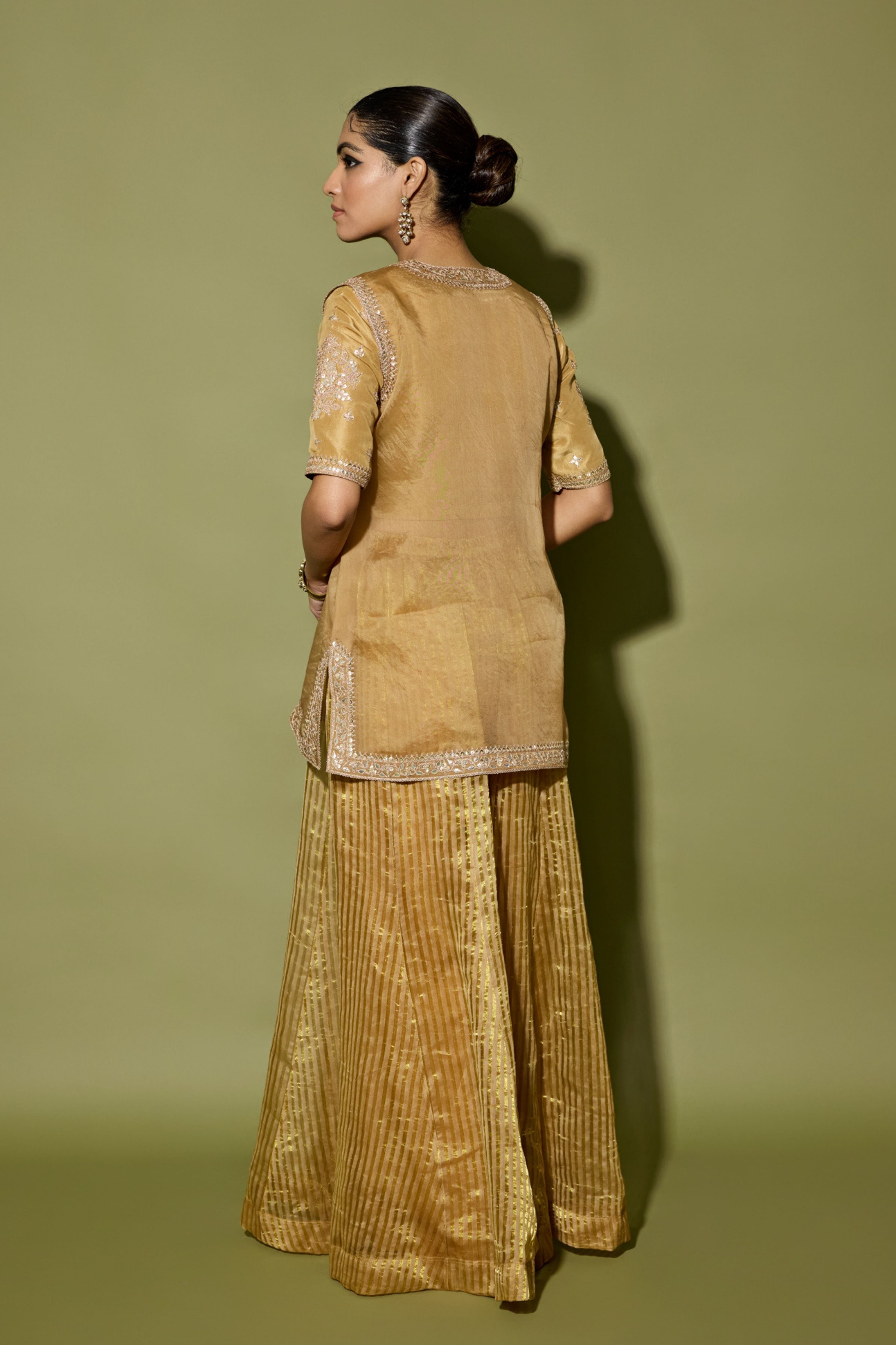 Moose Brown Sharara Set
