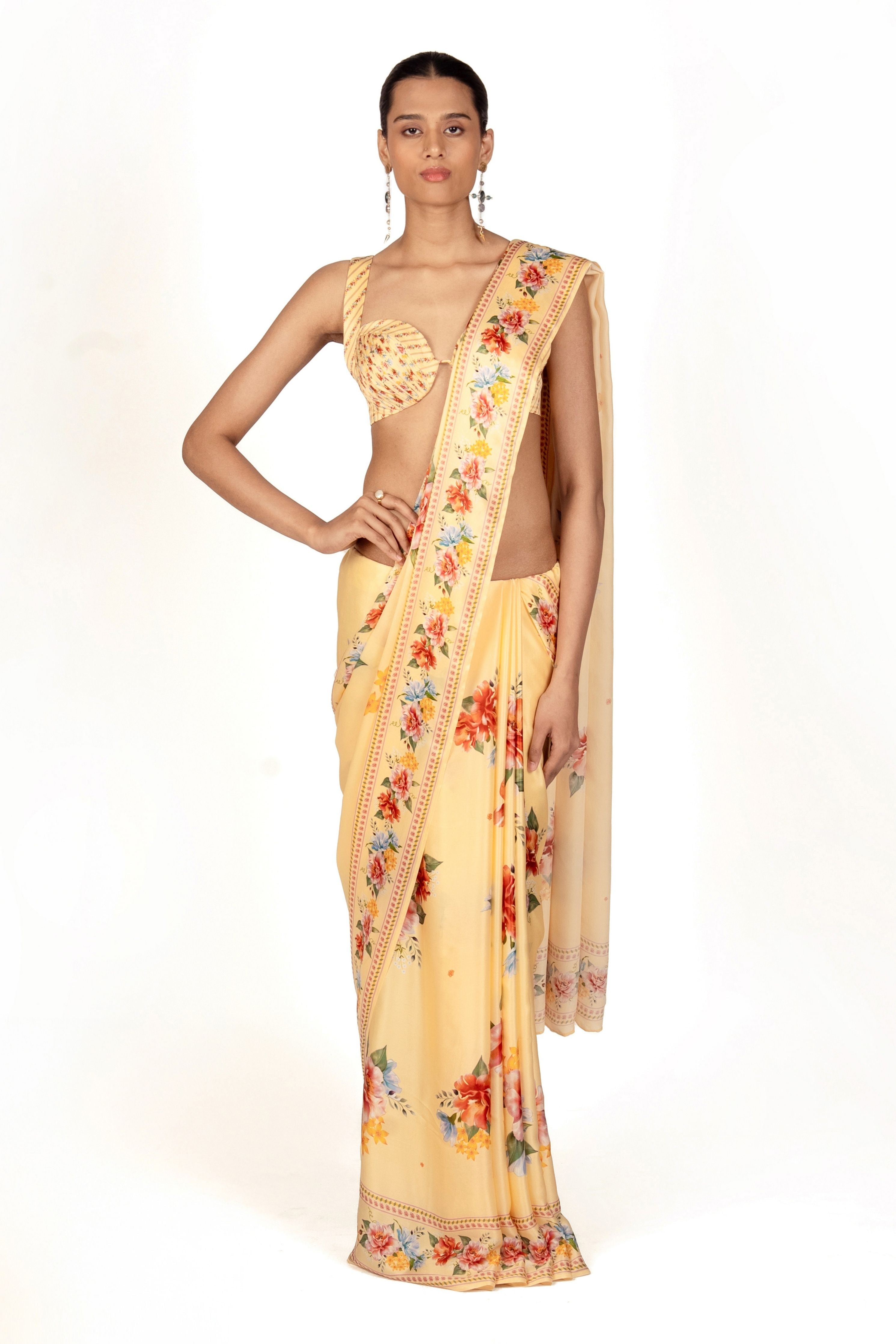 Zinnia Saree