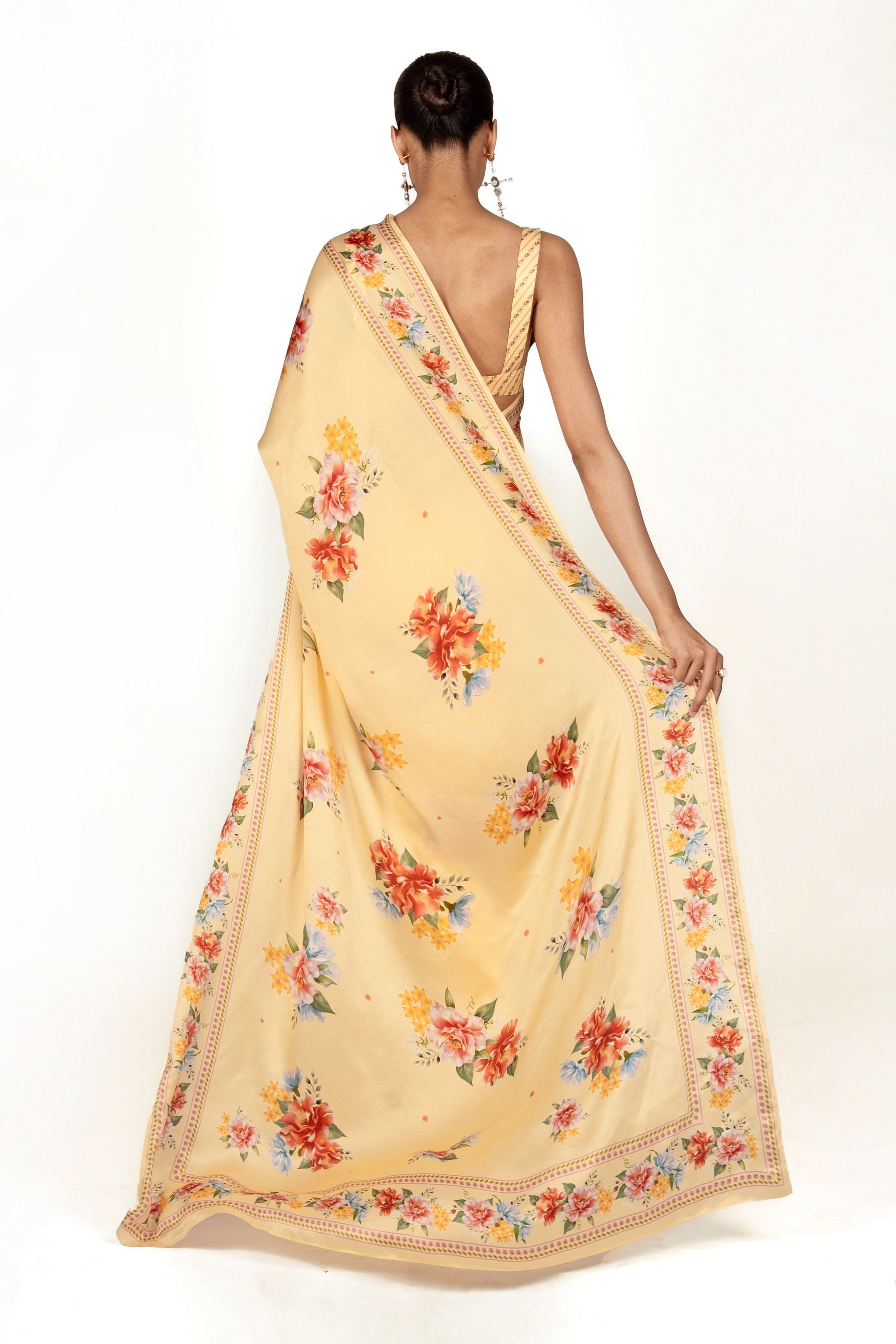 Zinnia Saree