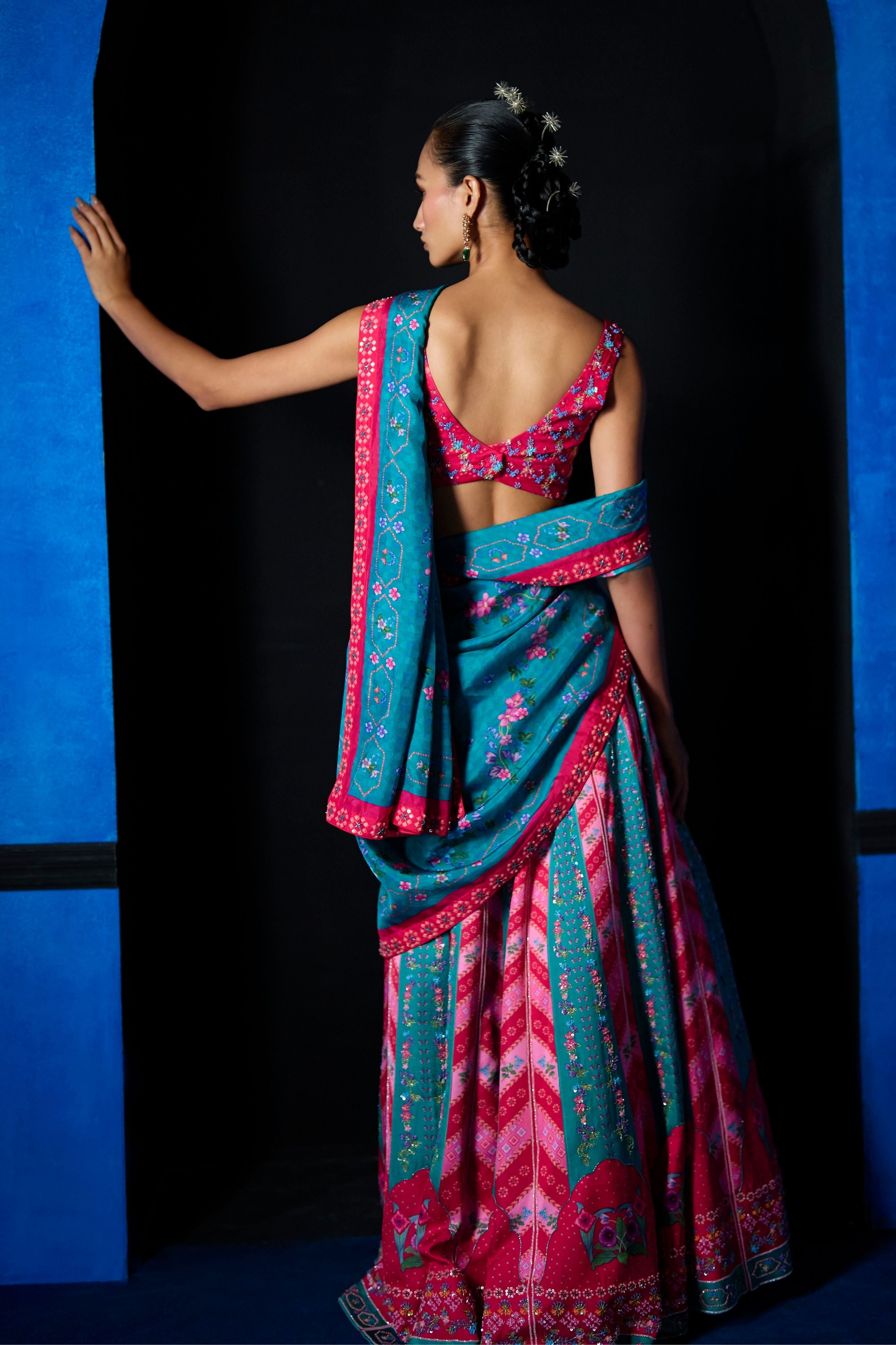 Dancing Palm Lehenga Set