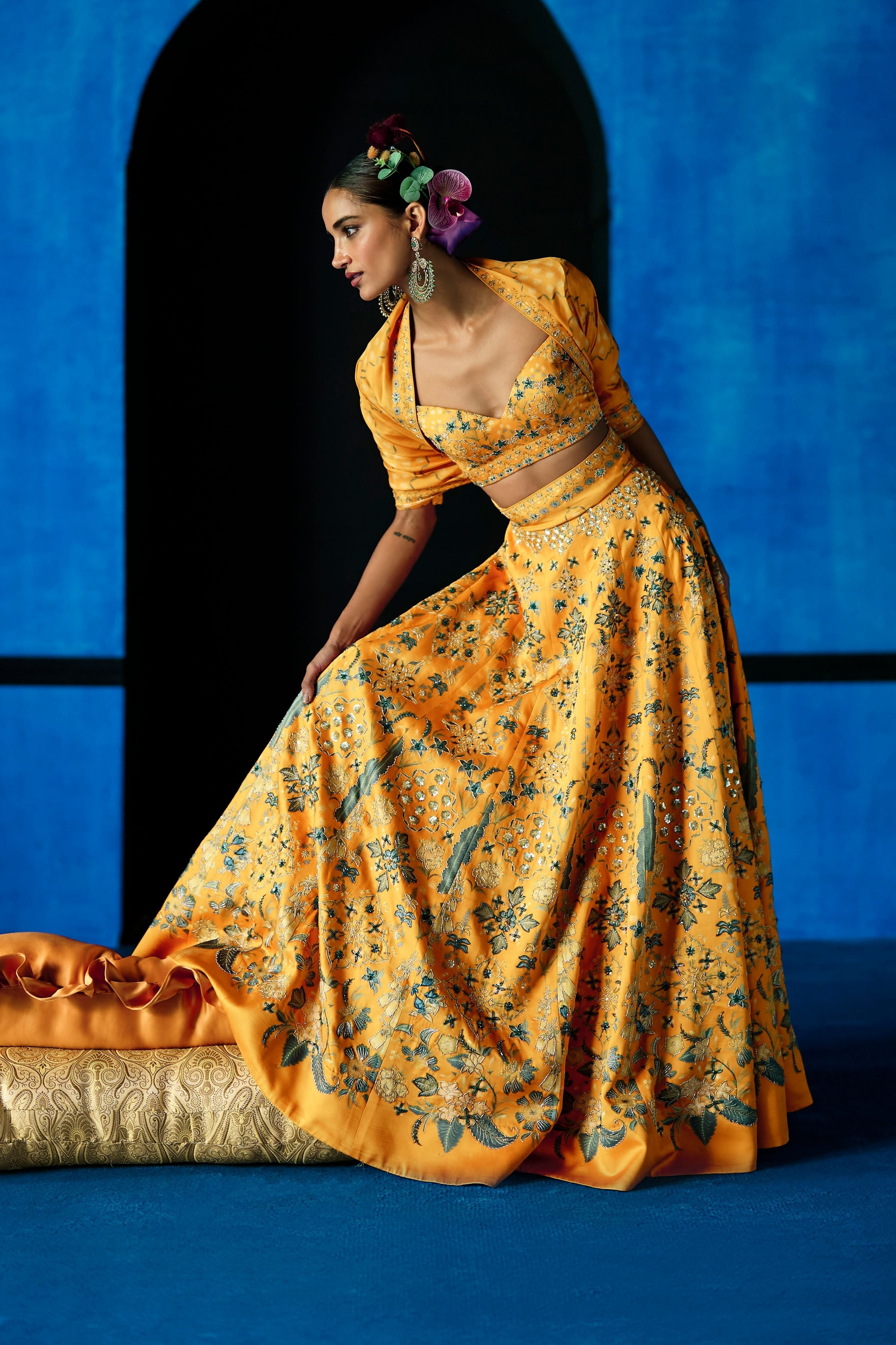 Golden Hour Lehenga Set