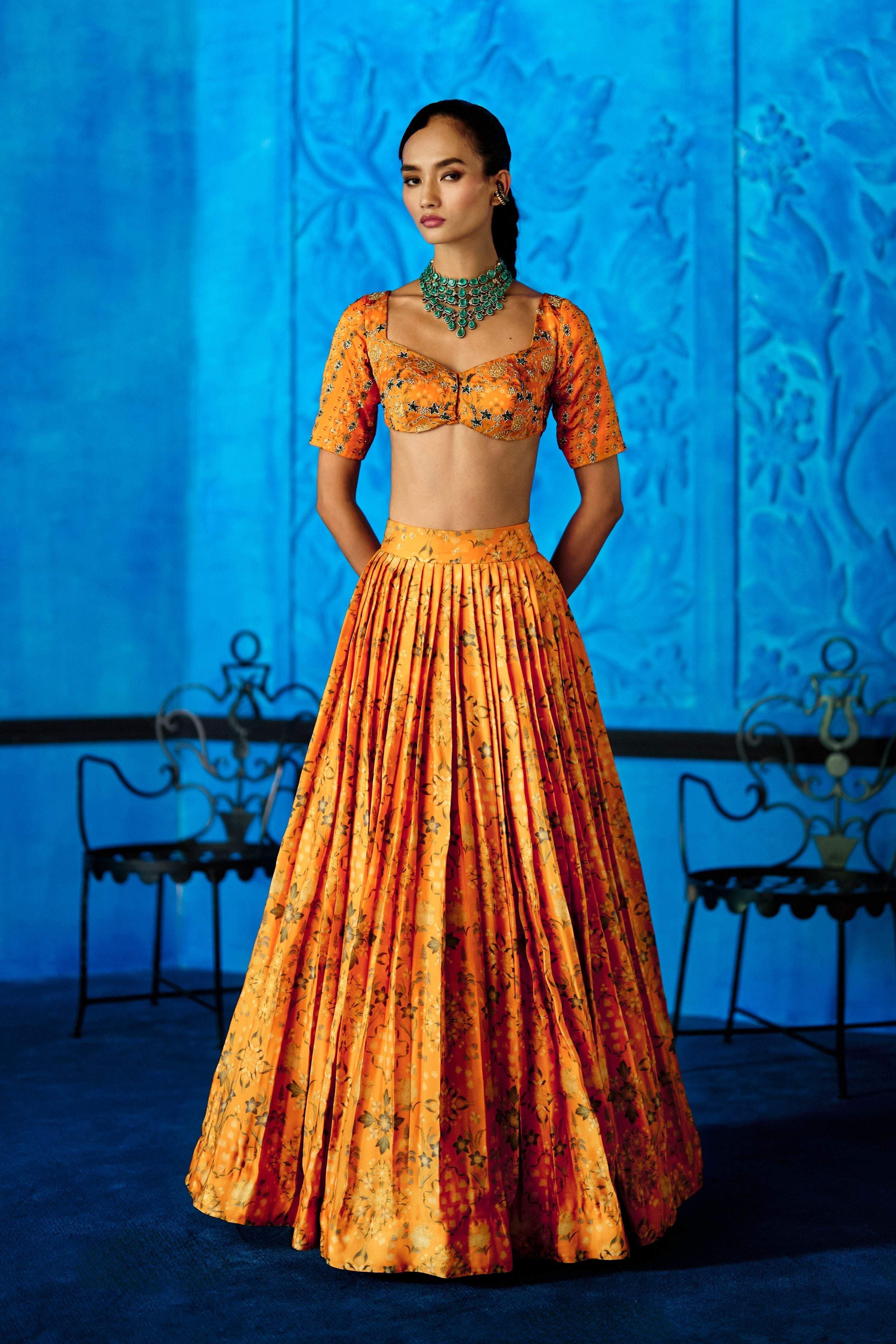 Marigold Muse Lehenga Set