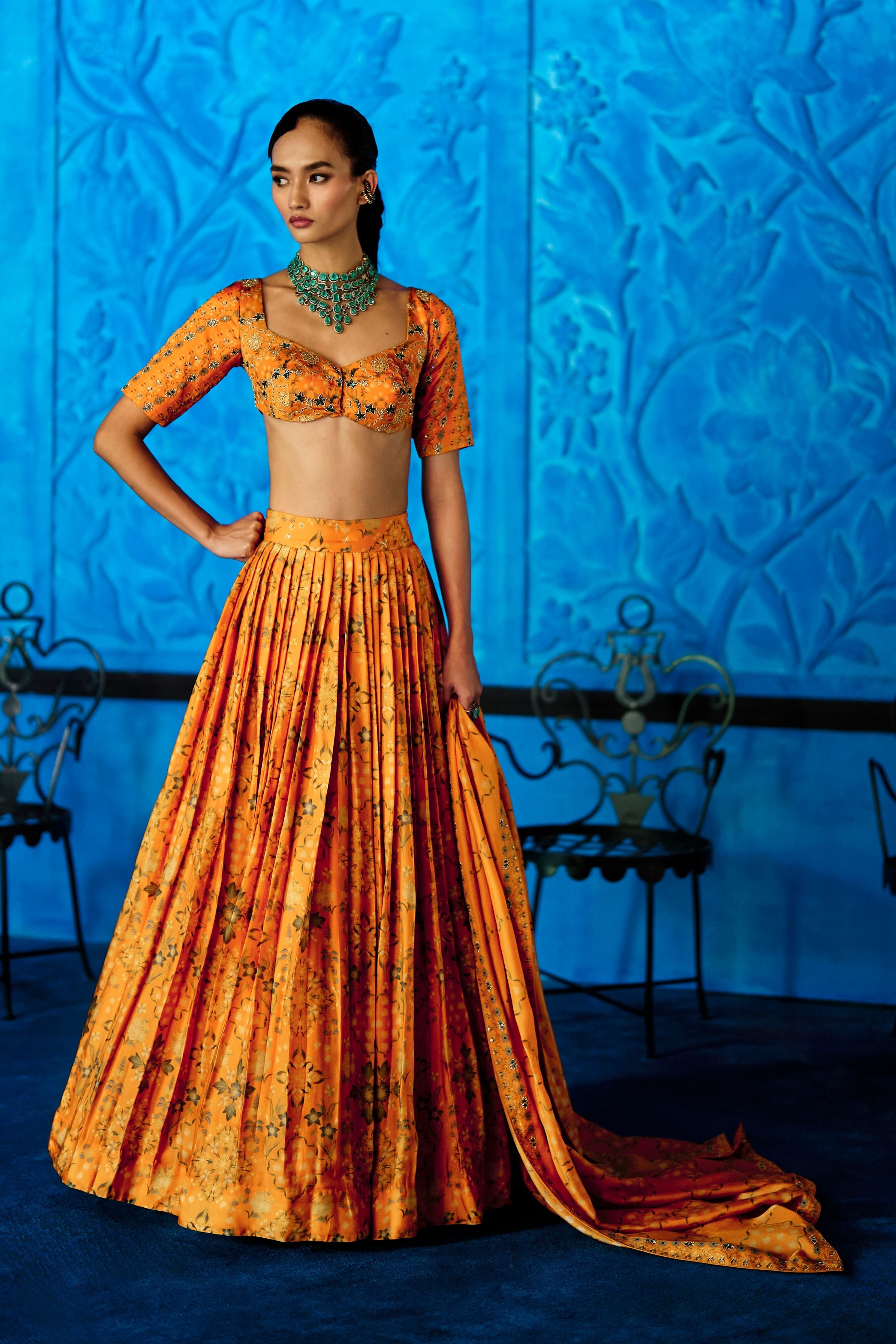 Marigold Muse Lehenga Set