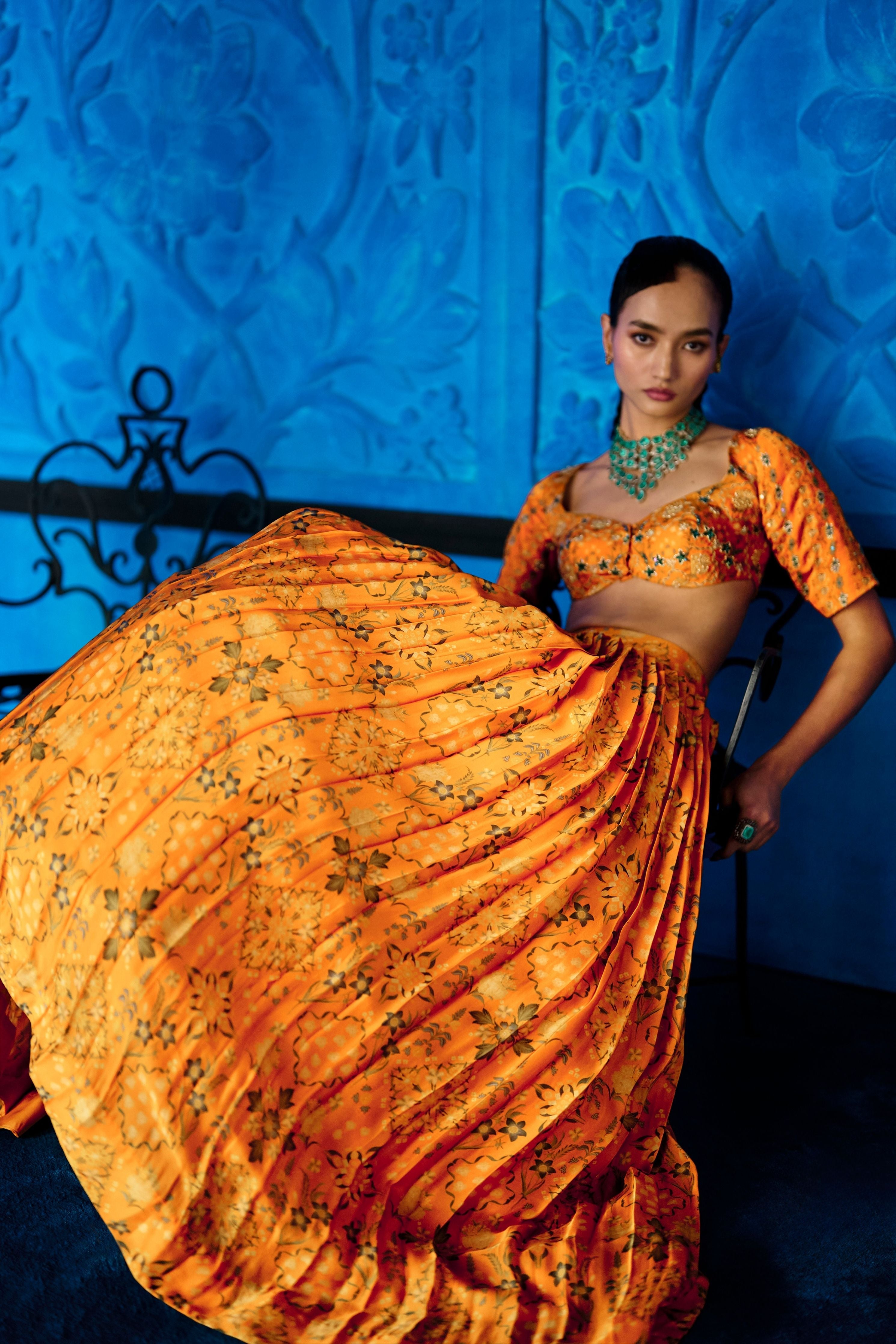 Marigold Muse Lehenga Set