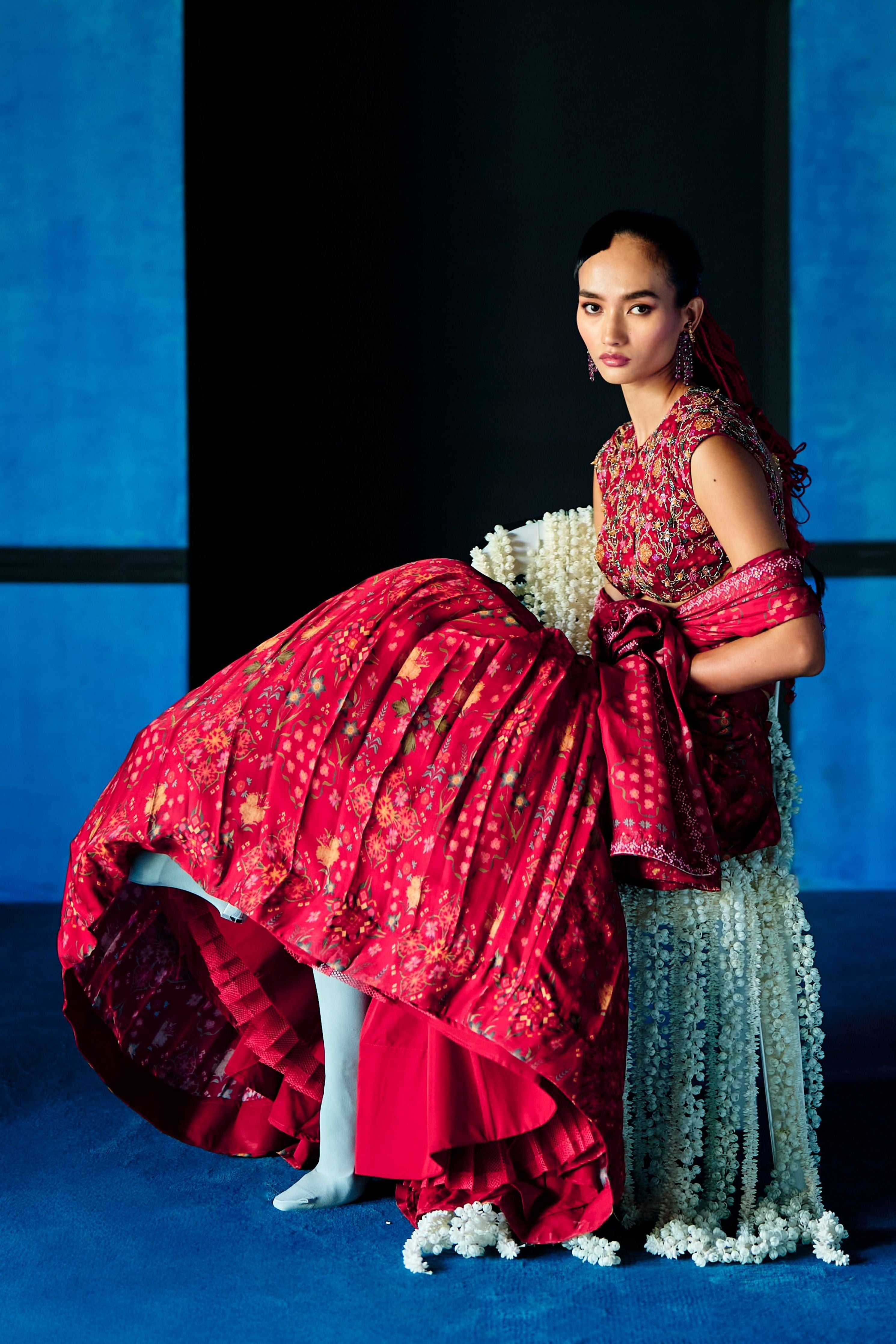 Rouge Symphony Lehenga Set