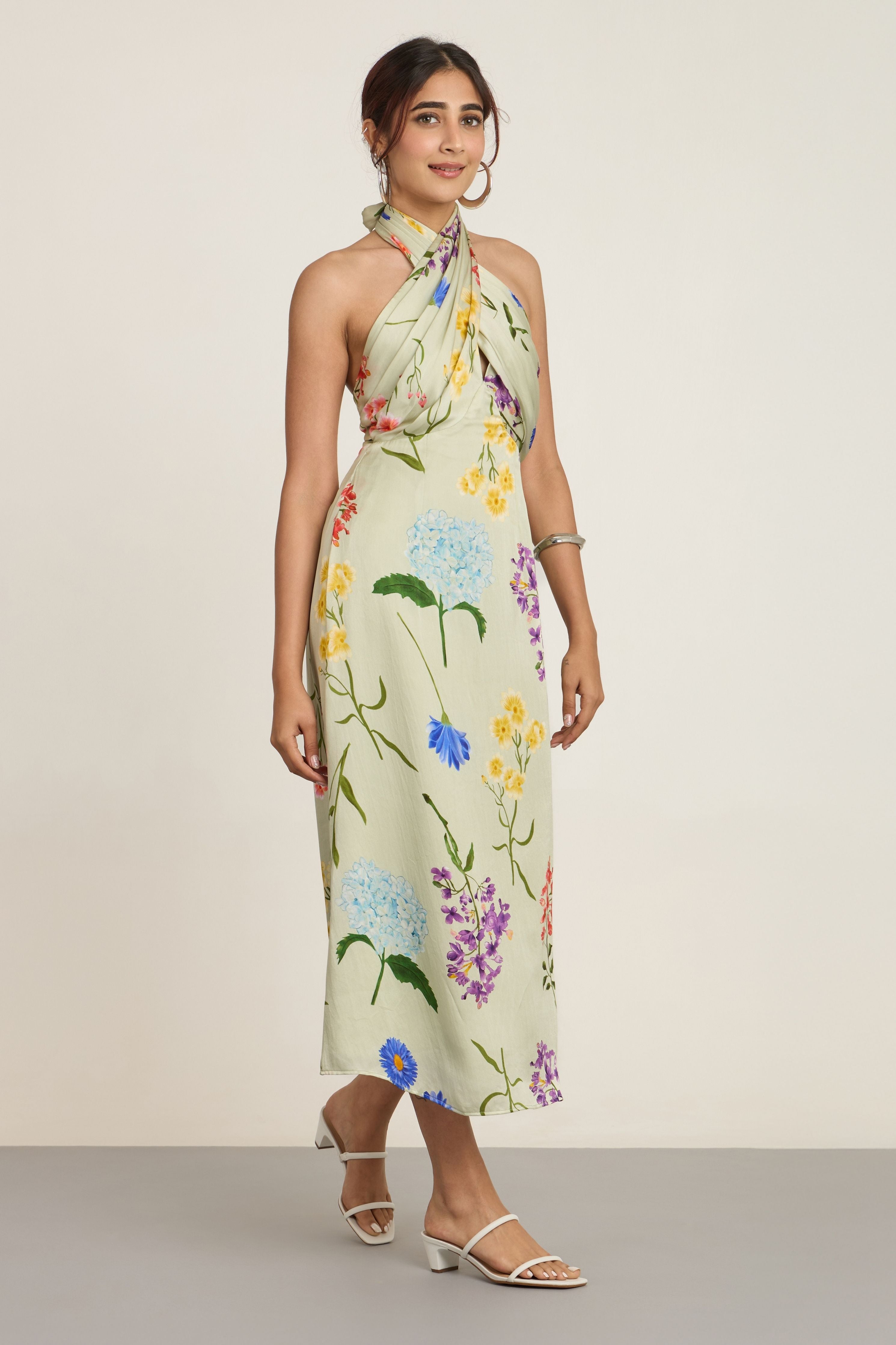 SMRITI KHANNA IN SAGE MAXI DRESS