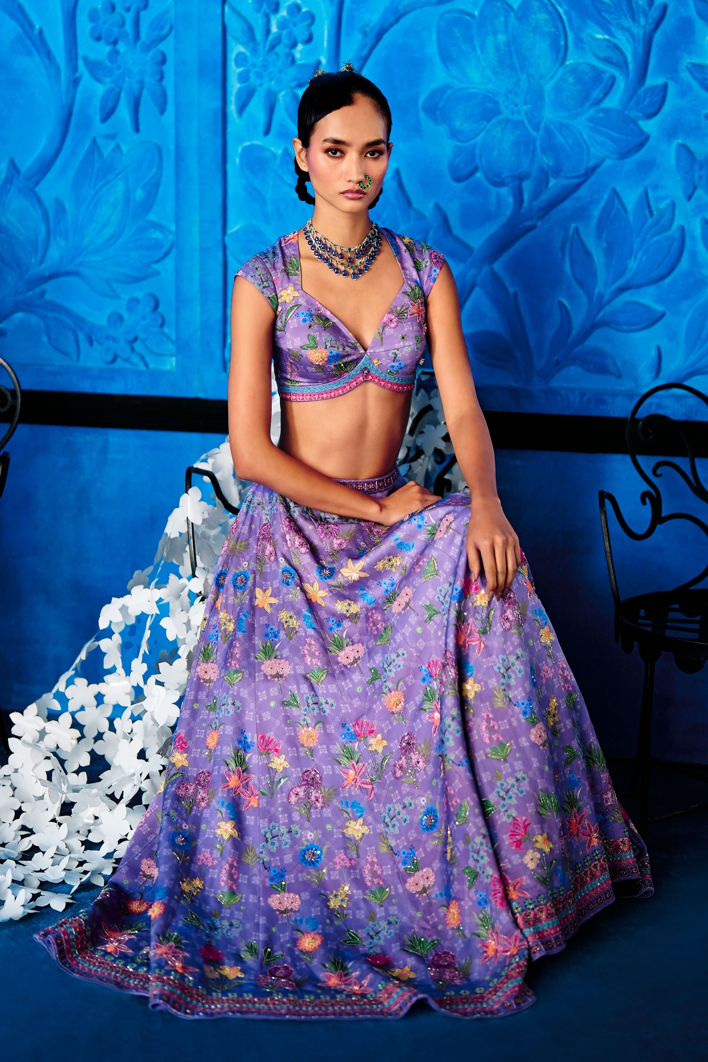 Twilight Bloom Lehenga Set