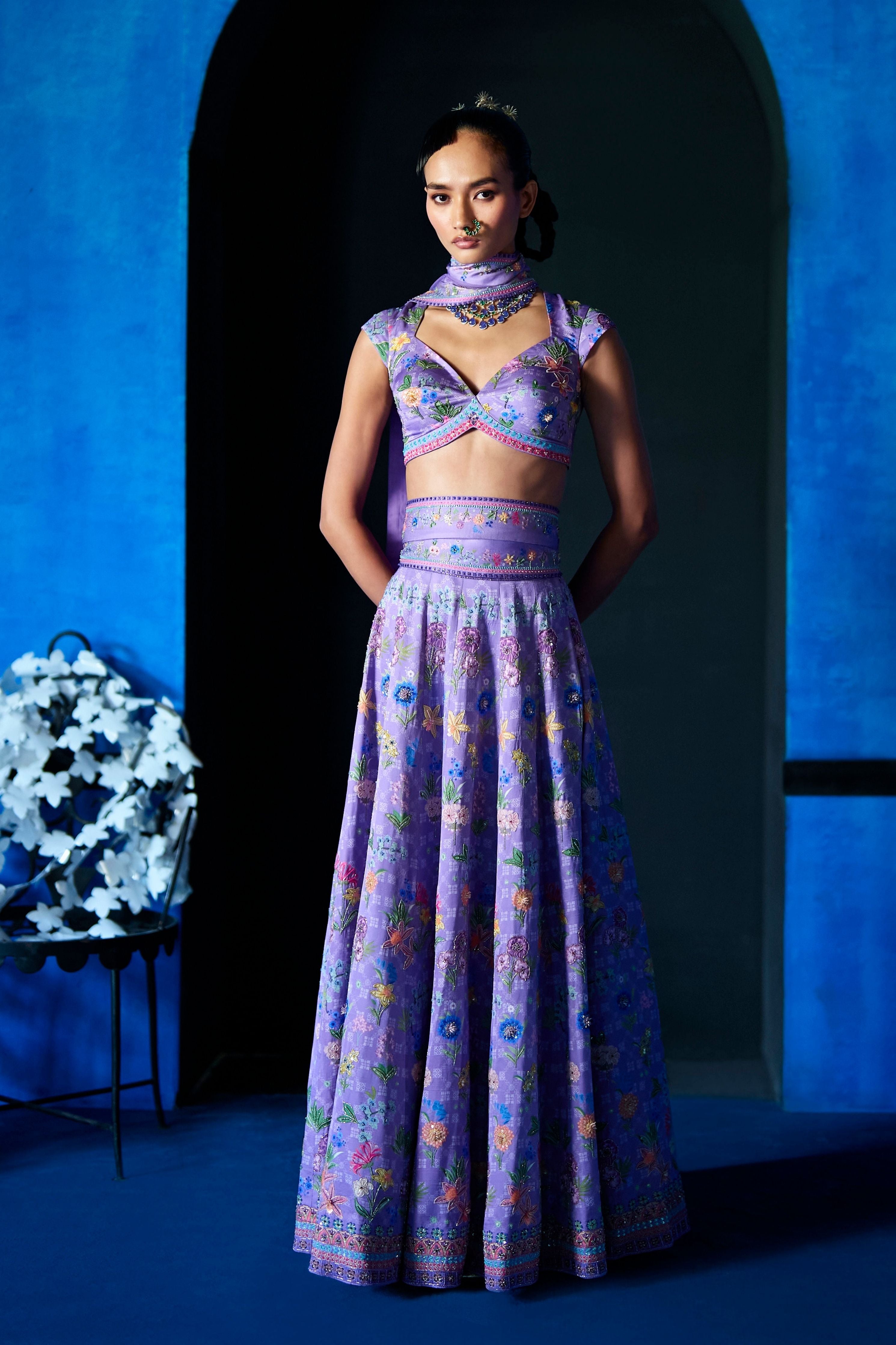 Twilight Bloom Lehenga Set