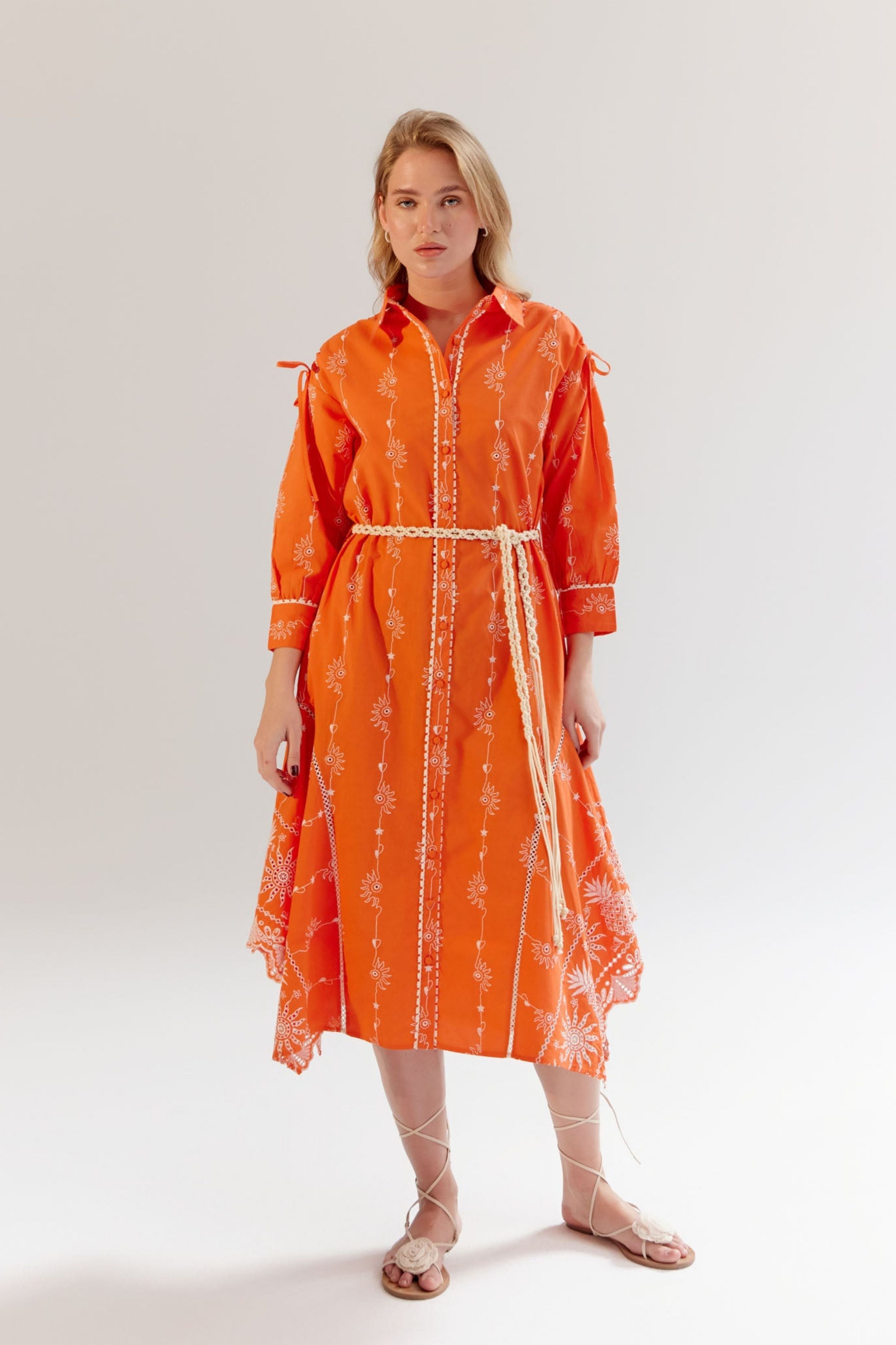 Tangerine Alba Maxi Dress
